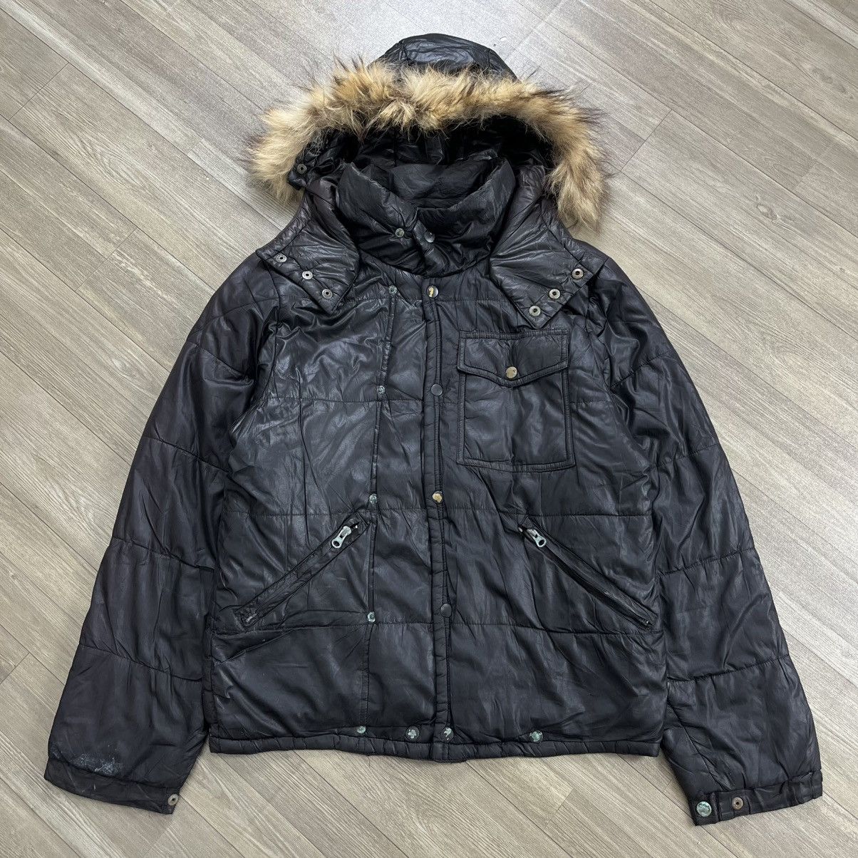 Japanese Brand 2000s Breathmint IfSixWasNine Kmrii Goa Lgb Fur Down Jacket Size US L / EU 52-54 / 3 - 2 Thumbnail