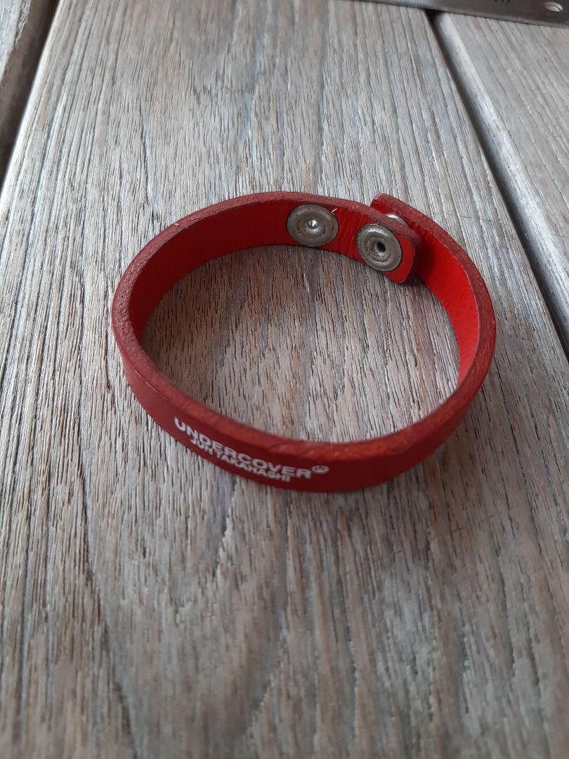 Undercover Logo Leather Bracelet Size ONE SIZE - 1 Thumbnail