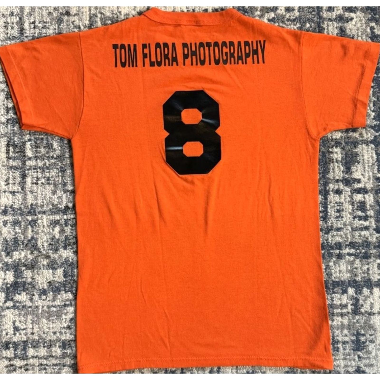 Russell Athletic VINTAGE Russell Athletic Orioles Baseball Tom Flora Photography T Shirt Sz S Orange Graphic Print 80s Men Size US S / EU 44-46 / 1 - 3 Thumbnail