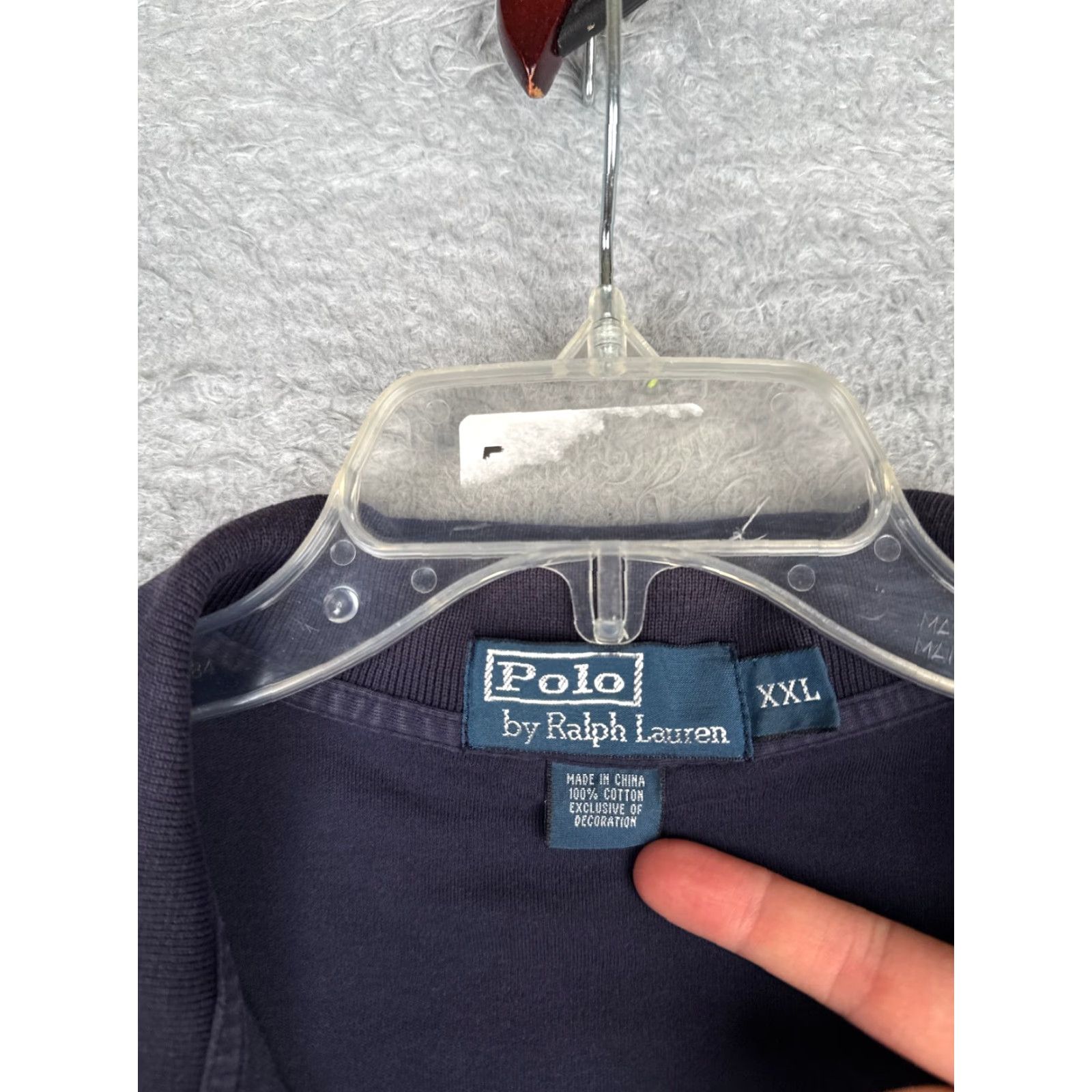 Ralph Lauren VINTAGE Ralph Lauren Polo Shirt Men 2XL Blue Short Sleeve 100% Cotton Polo Shirt Polo Shirt Blue 80s Golf Mens Size US XXL / EU 58 / 5 - 7 Thumbnail