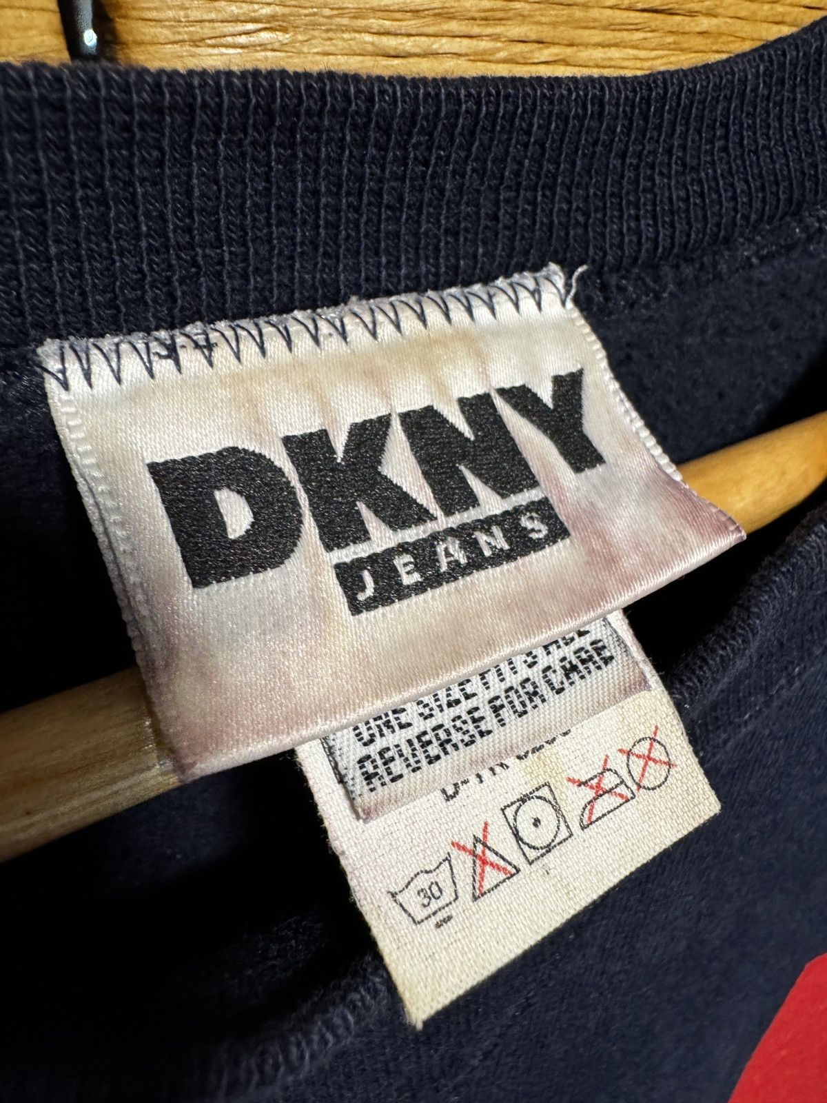 DKNY × Vintage Vintage DKNY Crewneck Sweatshirt made in USA Size US XL / EU 56 / 4 - 3 Thumbnail