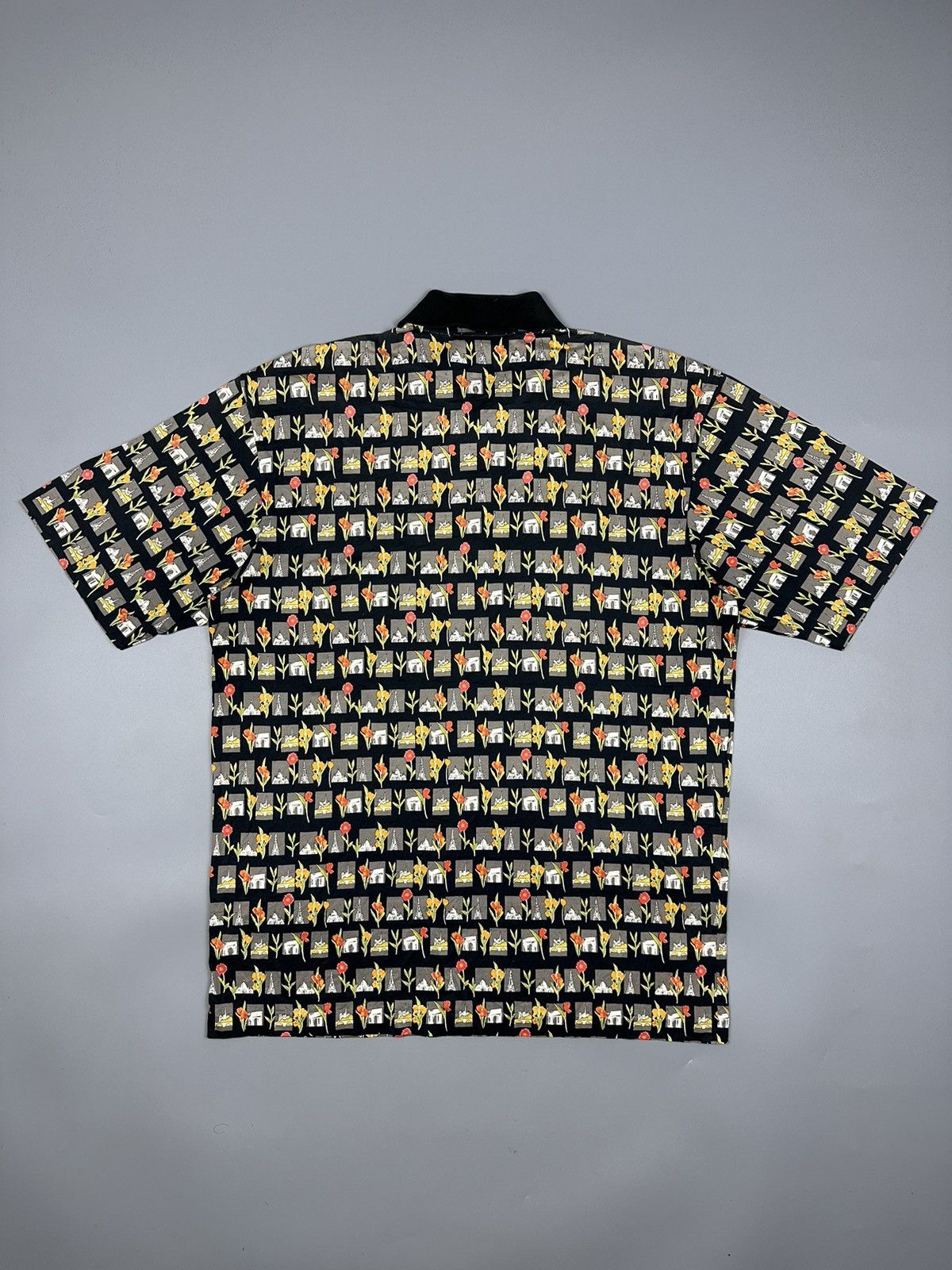 Givenchy Vintage Gentlemen Givenchy Paris Floral Monument Shirt Size US L / EU 52-54 / 3 - 2 Thumbnail