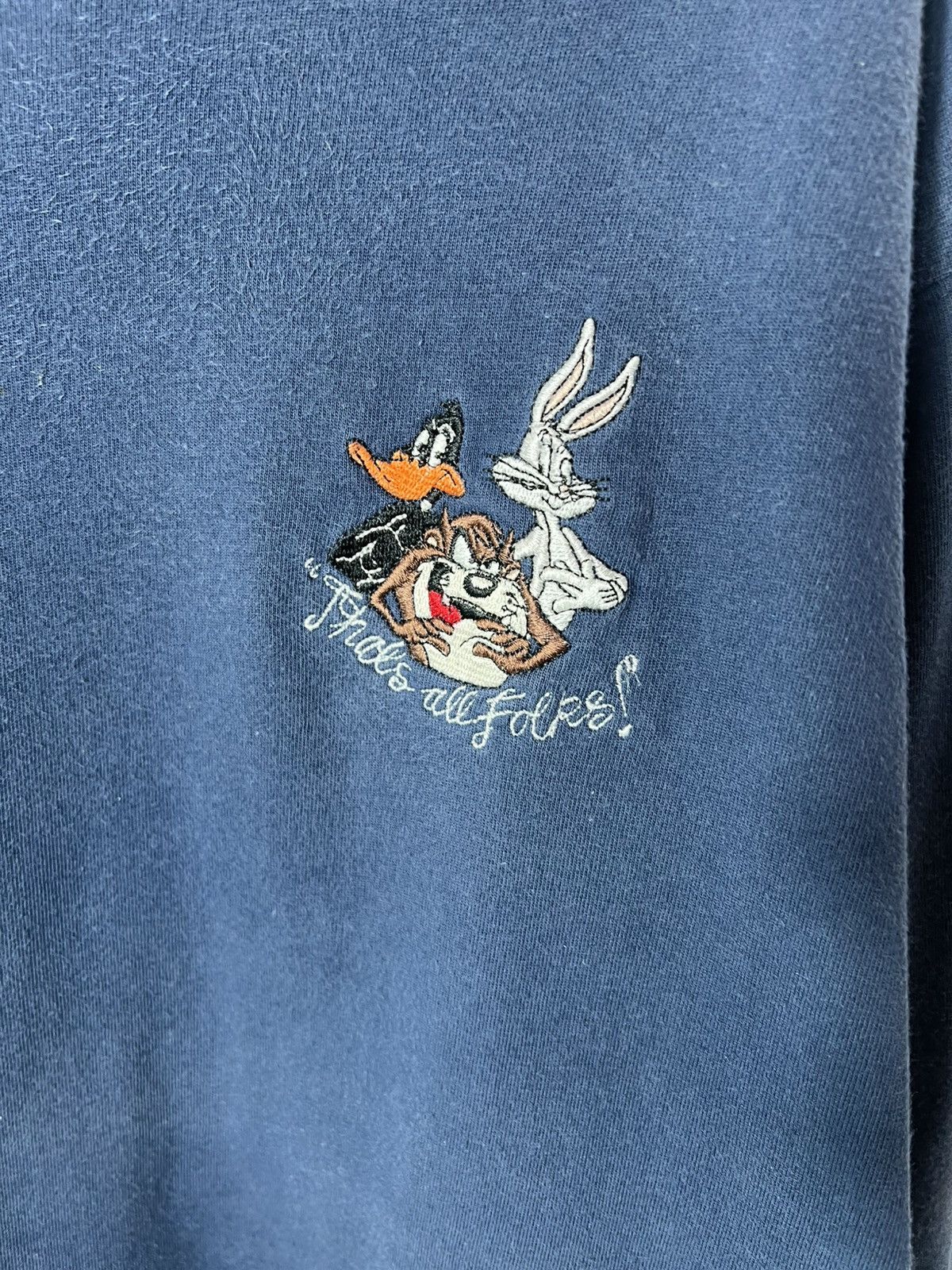 Vintage Vintage Looney Tunes 90s Bugs Bunny Daffy Duck long sleeve Size US L / EU 52-54 / 3 - 4 Thumbnail