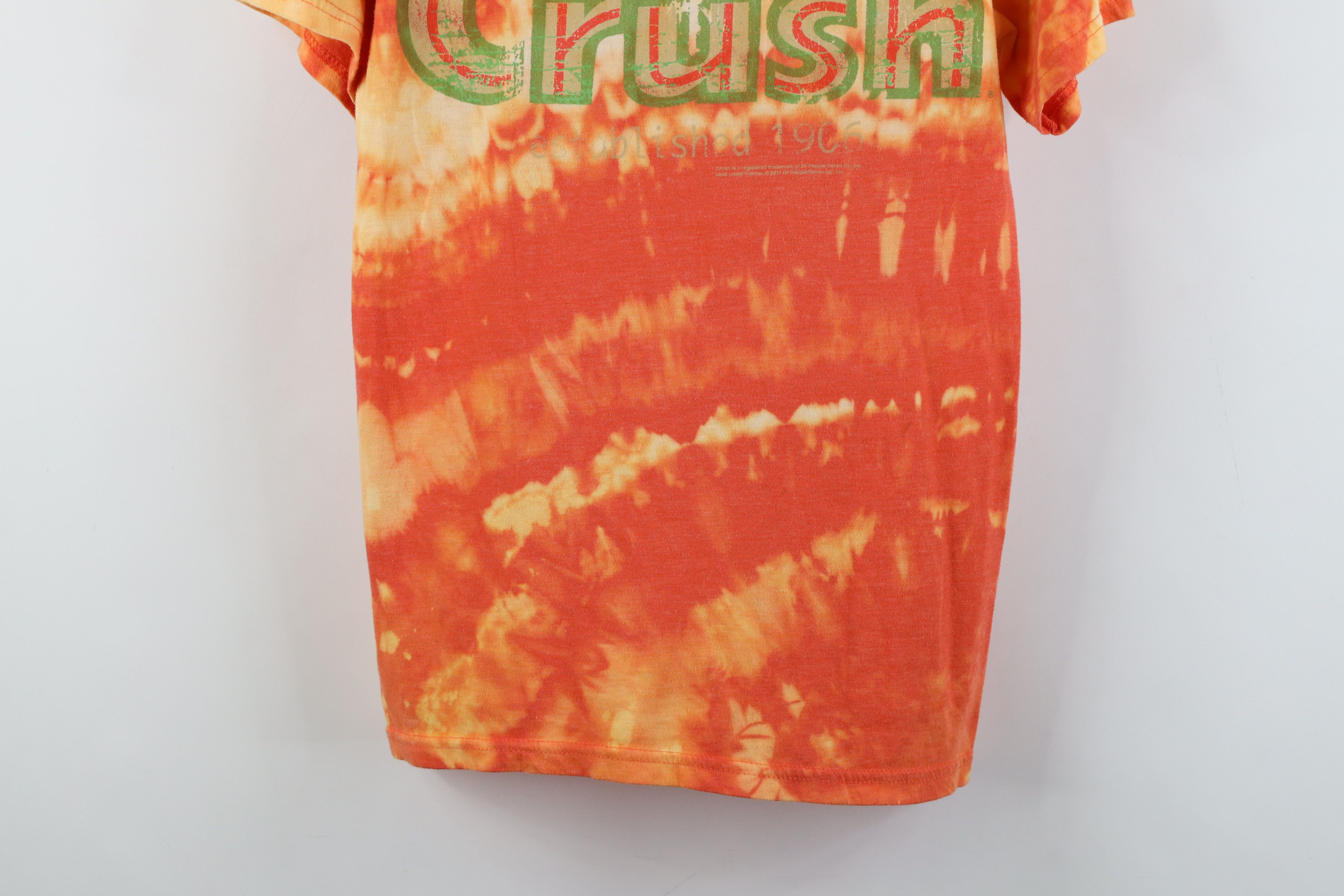 Vintage Retro Y2K Out Acid Wash Orange Crush Soda Pop T-Shirt Knit Size S / US 4 / IT 40 - 3 Thumbnail