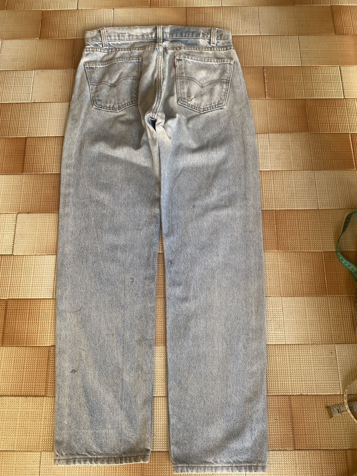 Levi's Vintage Clothing × Vivienne Westwood Vintage levis y2k Lot585 orange tab skinny denim Size US 31 - 3 Thumbnail