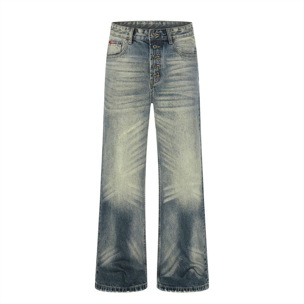 Vintage Men's Heavy-Wash Gradient Denim Jeans Size US 32 / EU 48 - 1 Thumbnail