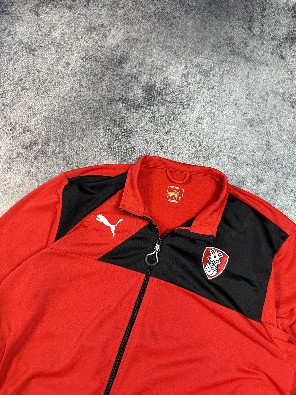 Puma × Vintage Vintage Puma Rotherham Soccer Jacket Streetwear Casual USA L Size US L / EU 52-54 / 3 - 2 Thumbnail