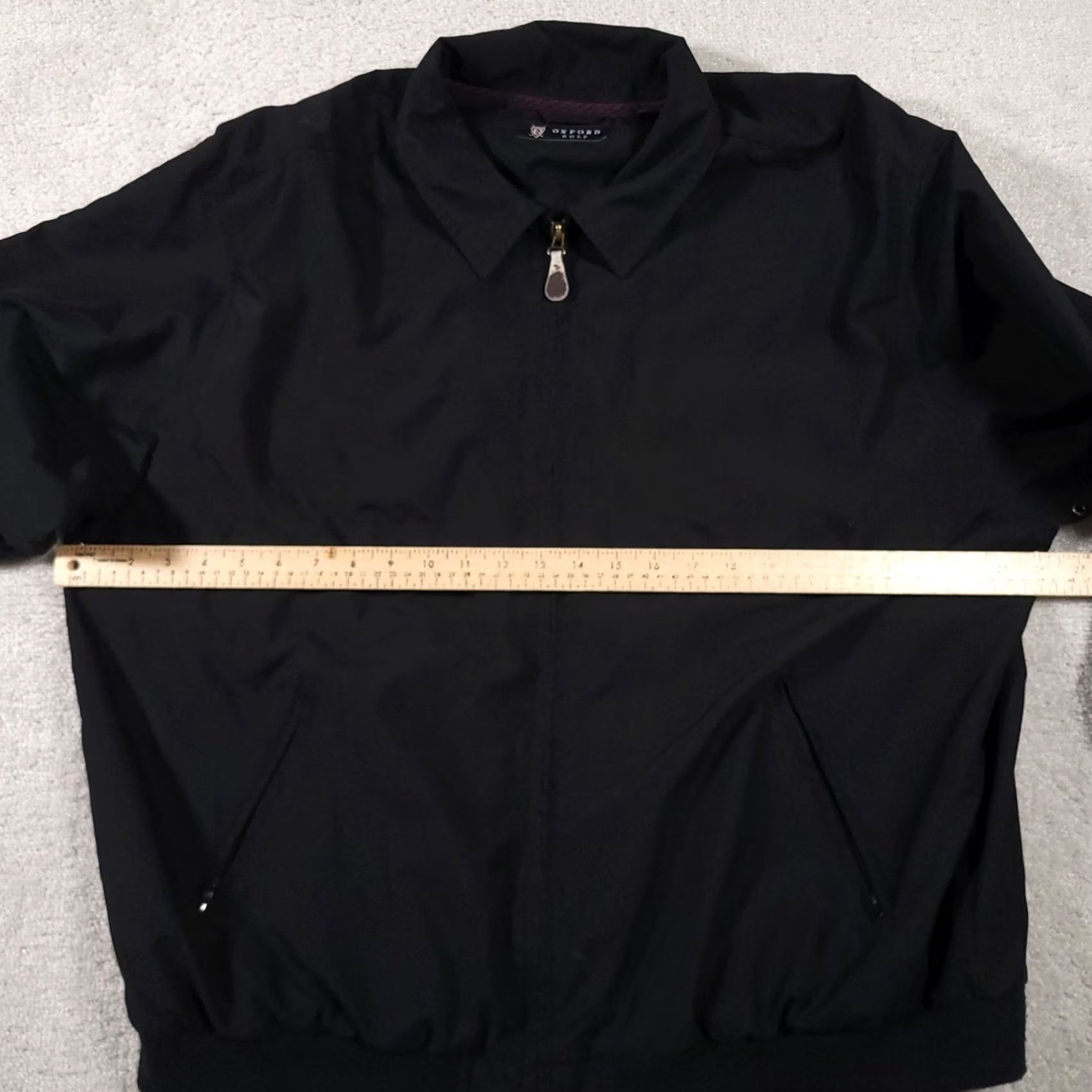 Vintage VINTAGE Oxford Golf Jacket Mens XL Black Performance Zip Off Sleeves Collared Size US XL / EU 56 / 4 - 7 Thumbnail