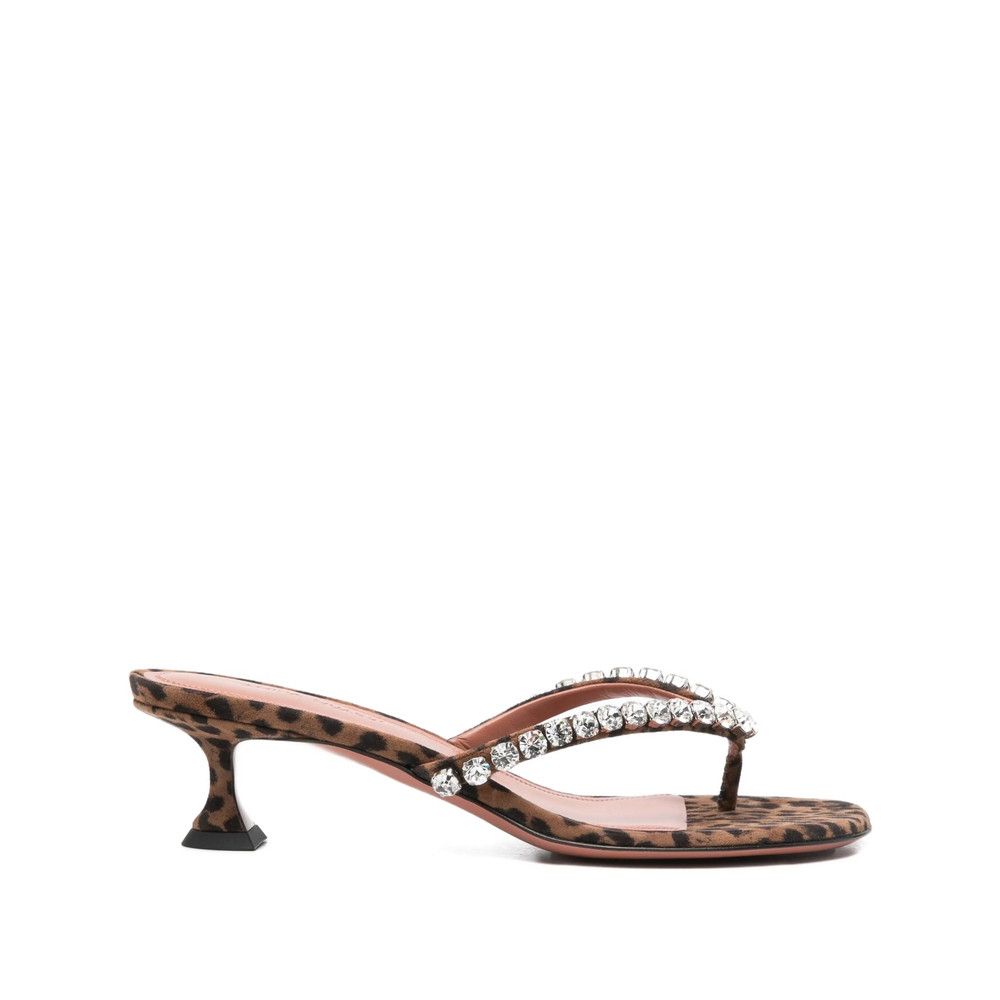 Amina Muaddi BROWN Boots