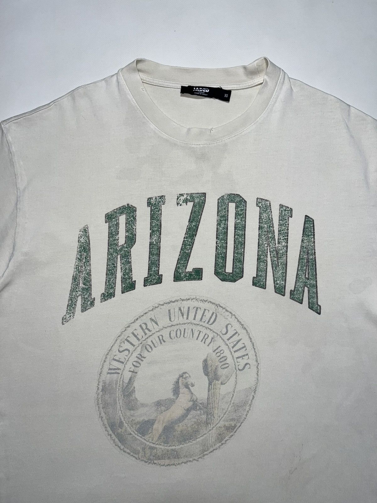 Jaded London Jaded London Arizona university style distressed boxy tee Size US S / EU 44-46 / 1 - 9 Thumbnail
