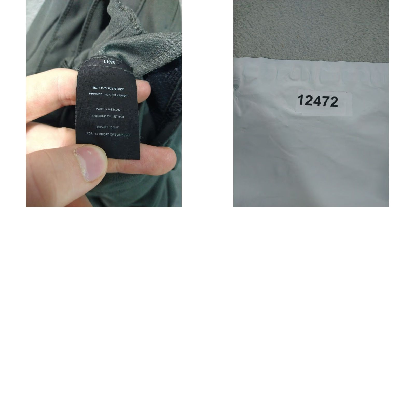 UES Clothing CUTS Clothing Pants Mens Medium Gray AO Jogger Slim Fit Performance Stretch Size US 31 - 8 Thumbnail