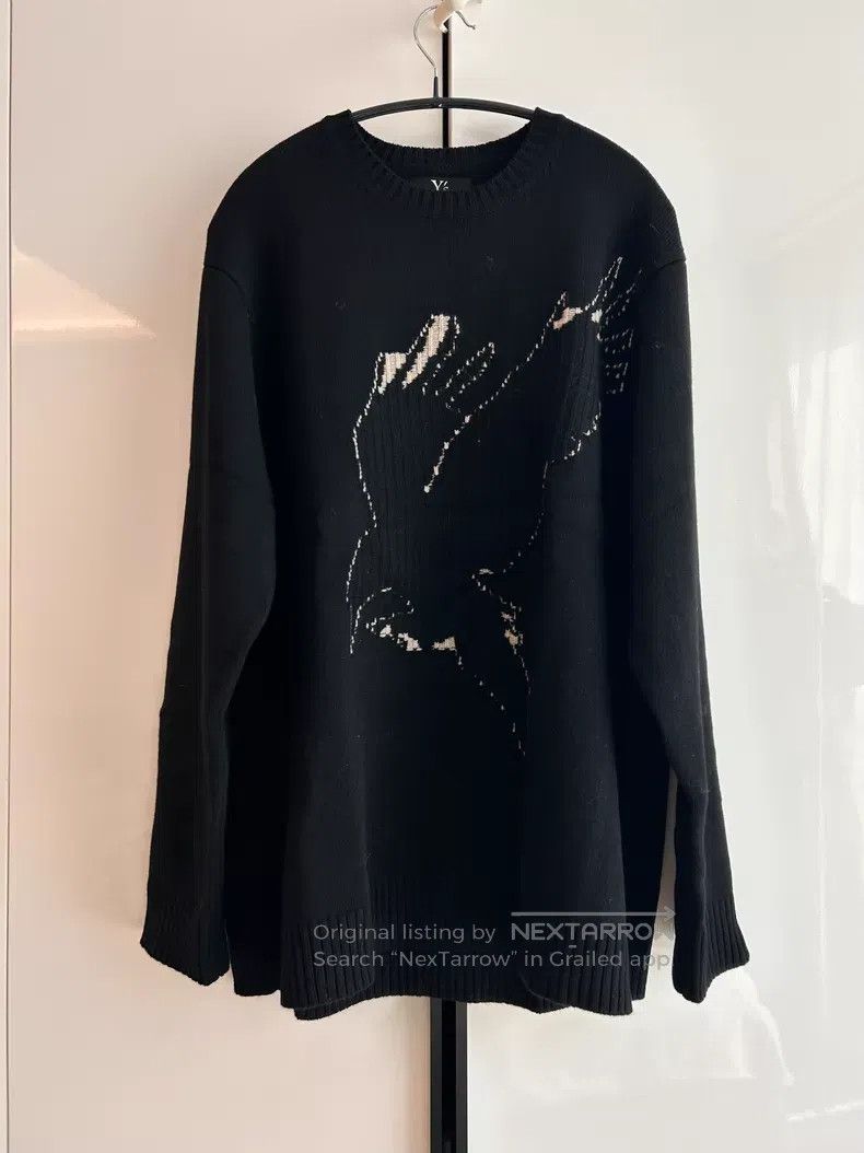 Yohji Yamamoto Yohji Yamamoto 23 Black Raven Sweater Size US M / EU 48-50 / 2 - 2 Thumbnail