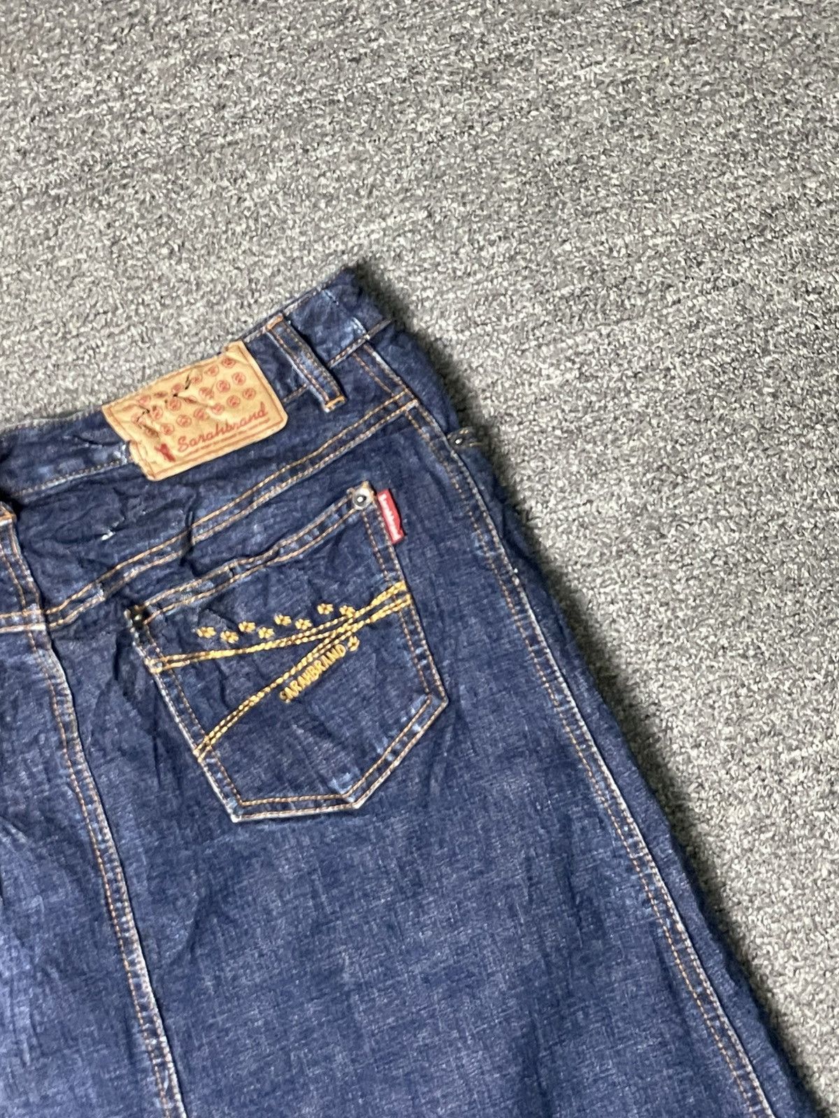 Japanese Brand × Vintage SARAH DENIM Brand Jeans Skirt (83) Size 29" - 13 Thumbnail