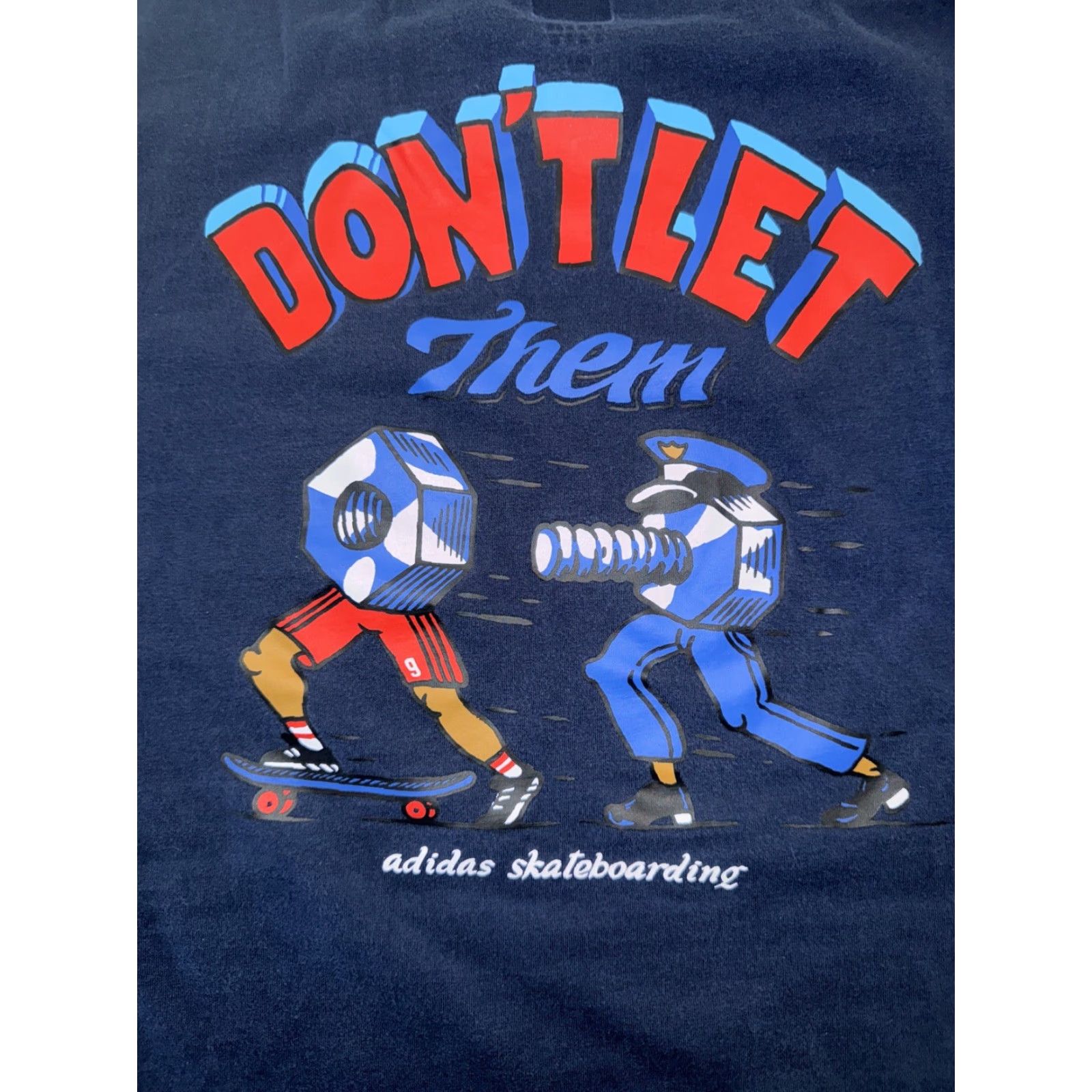 Adidas Adidas Skateboarding T-Shirt Navy Blue 2XL Men Regular Blue Shirt 2XL Mens Size US XXL / EU 58 / 5 - 5 Thumbnail