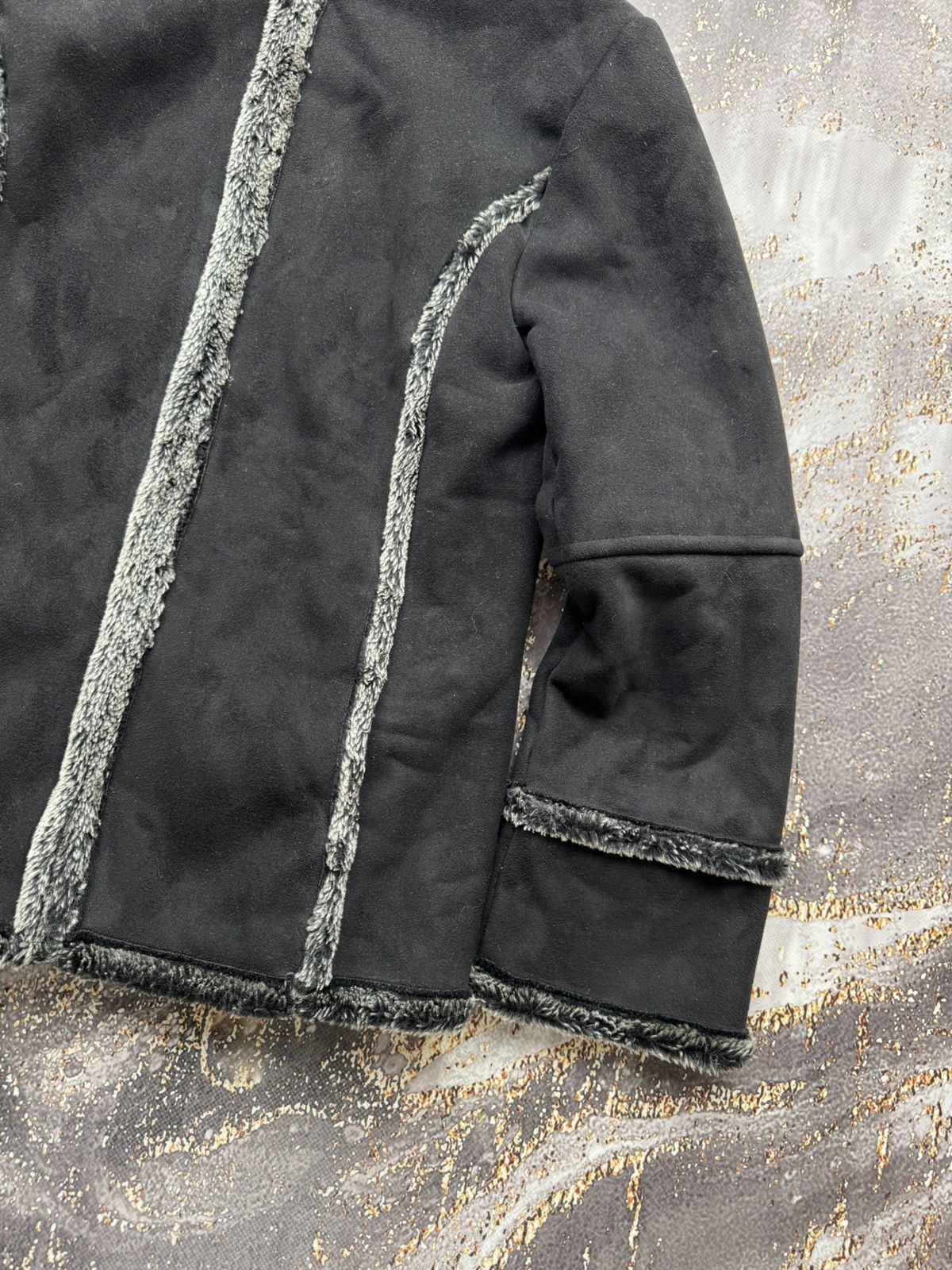 Vintage Vintage Faux Fur Hooded Jacket Size XS / US 0-2 / IT 36-38 - 3 Thumbnail