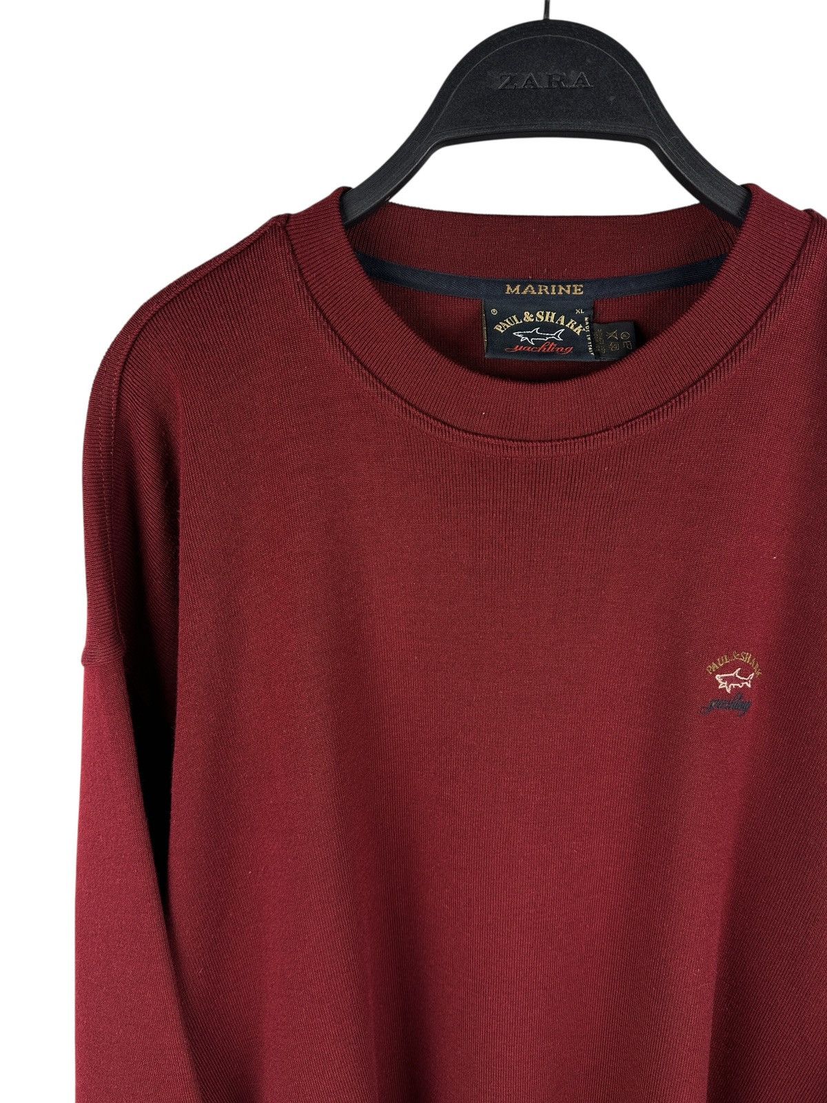 Paul & Shark Vintage Paul & Shark Yachting Wool Sweater Crew Neck Italy Size US XL / EU 56 / 4 - 2 Thumbnail