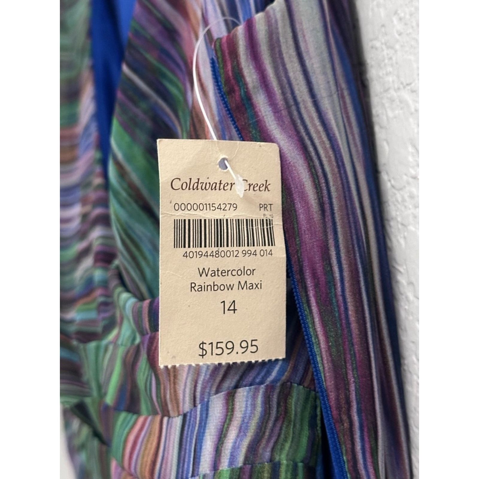 Coldwater Creek Coldwater Creek Women Chiffon Maxi Full V Neck Dress Size 14 Size XL / US 12-14 / IT 48-50 - 3 Thumbnail