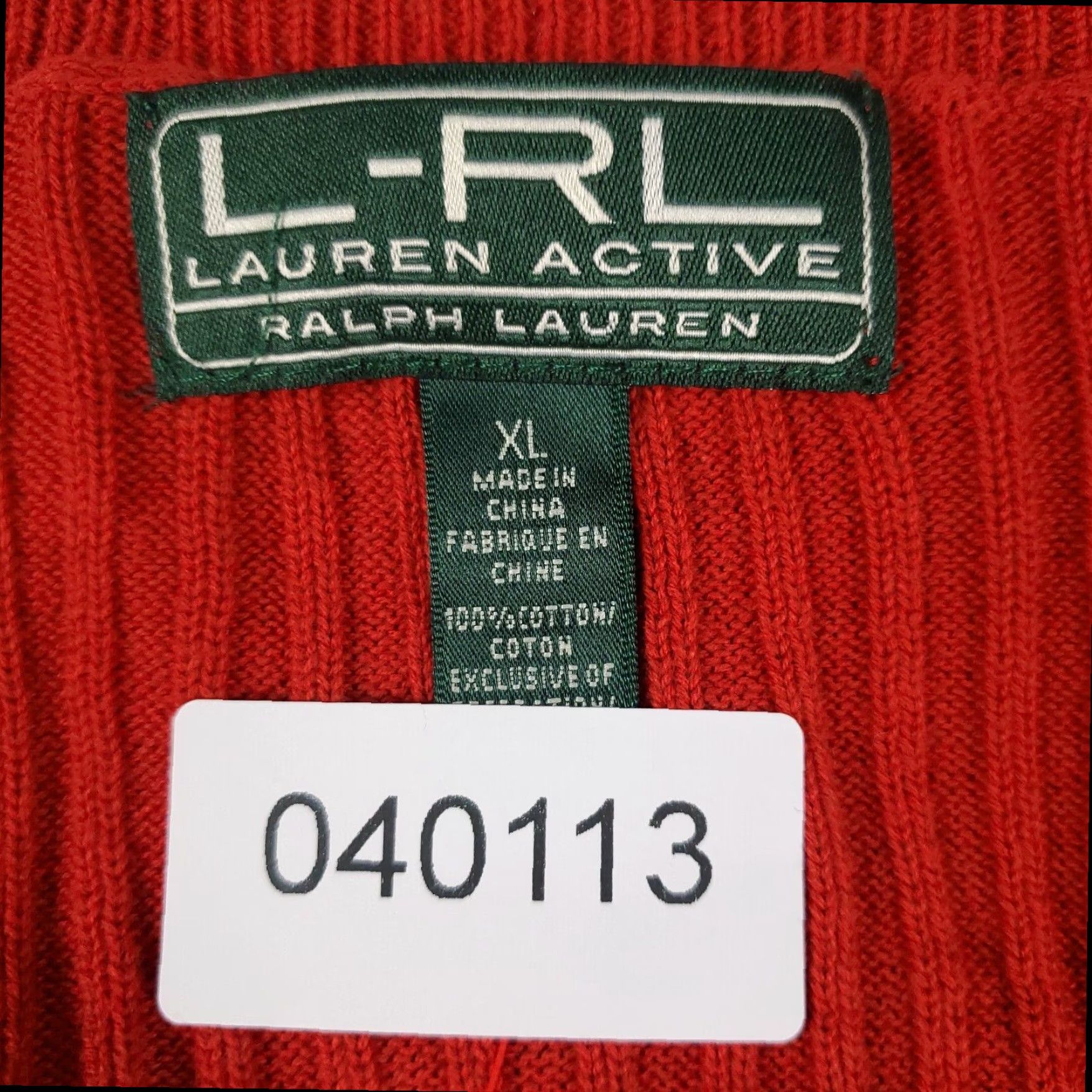 Ralph Lauren Ralph Lauren Womens XL Extra Large Red Casual Knit Pullover Sweater Size XL / US 12-14 / IT 48-50 - 8 Thumbnail