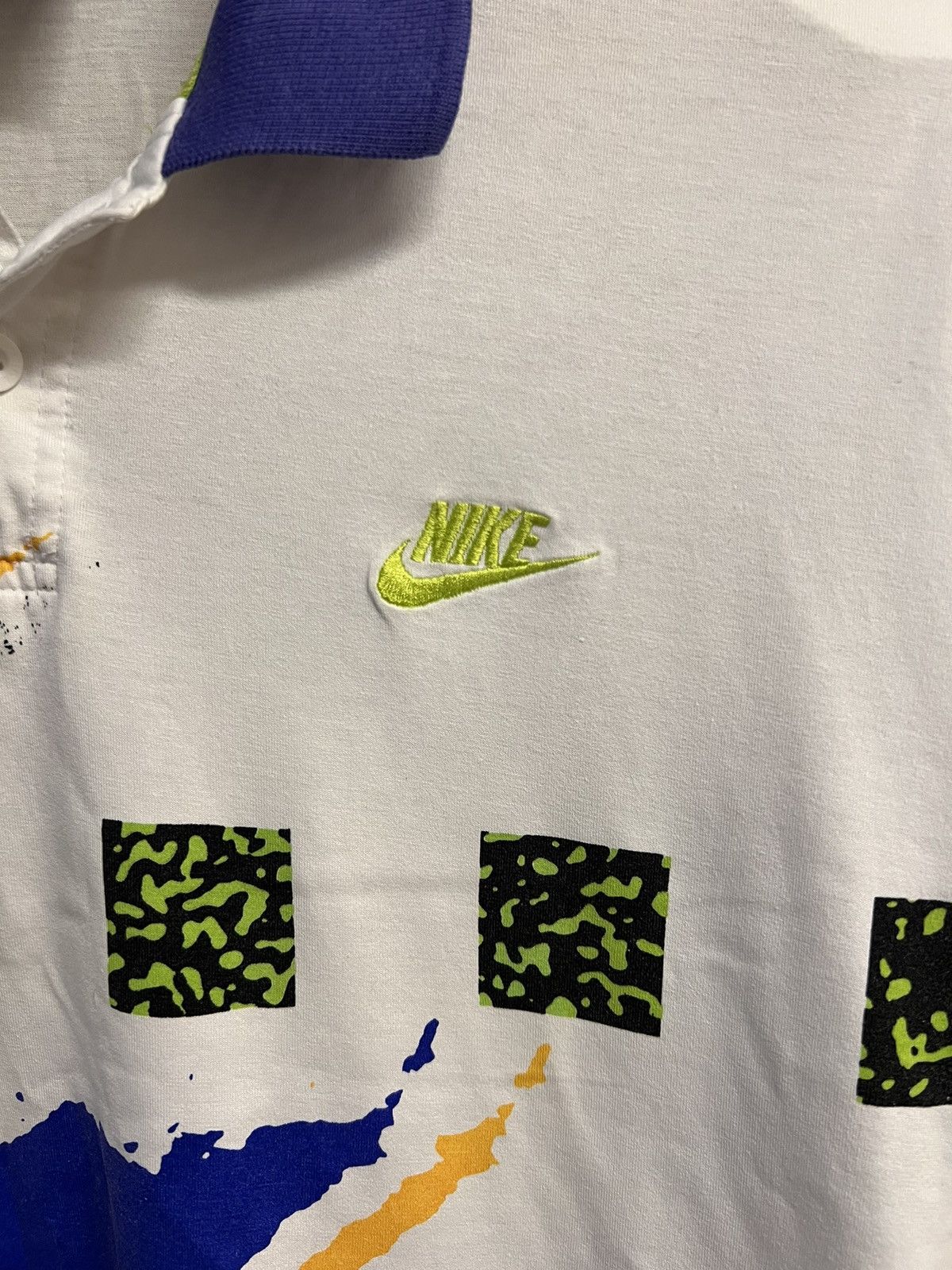 Nike × Vintage Nike challenge court vintage very rare drip drill y2k polo Size US XL / EU 56 / 4 - 4 Thumbnail