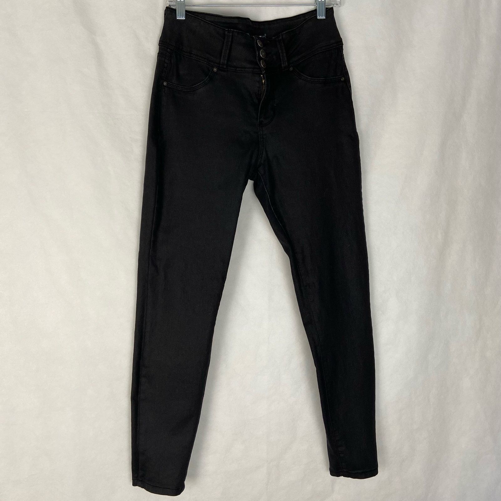 Other Wallflower Shimmer Black Jeans Size 11 Size 30" / US 8 / IT 44 - 11 Thumbnail