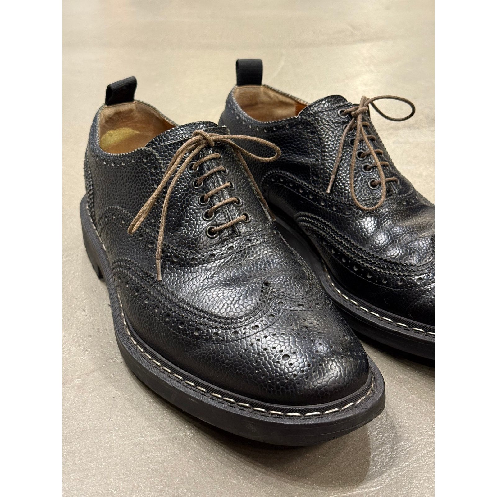 Givenchy 2010s Givenchy by Riccardo Tisci metal seam derby shoes Size US 12 / IT 42 - 2 Thumbnail