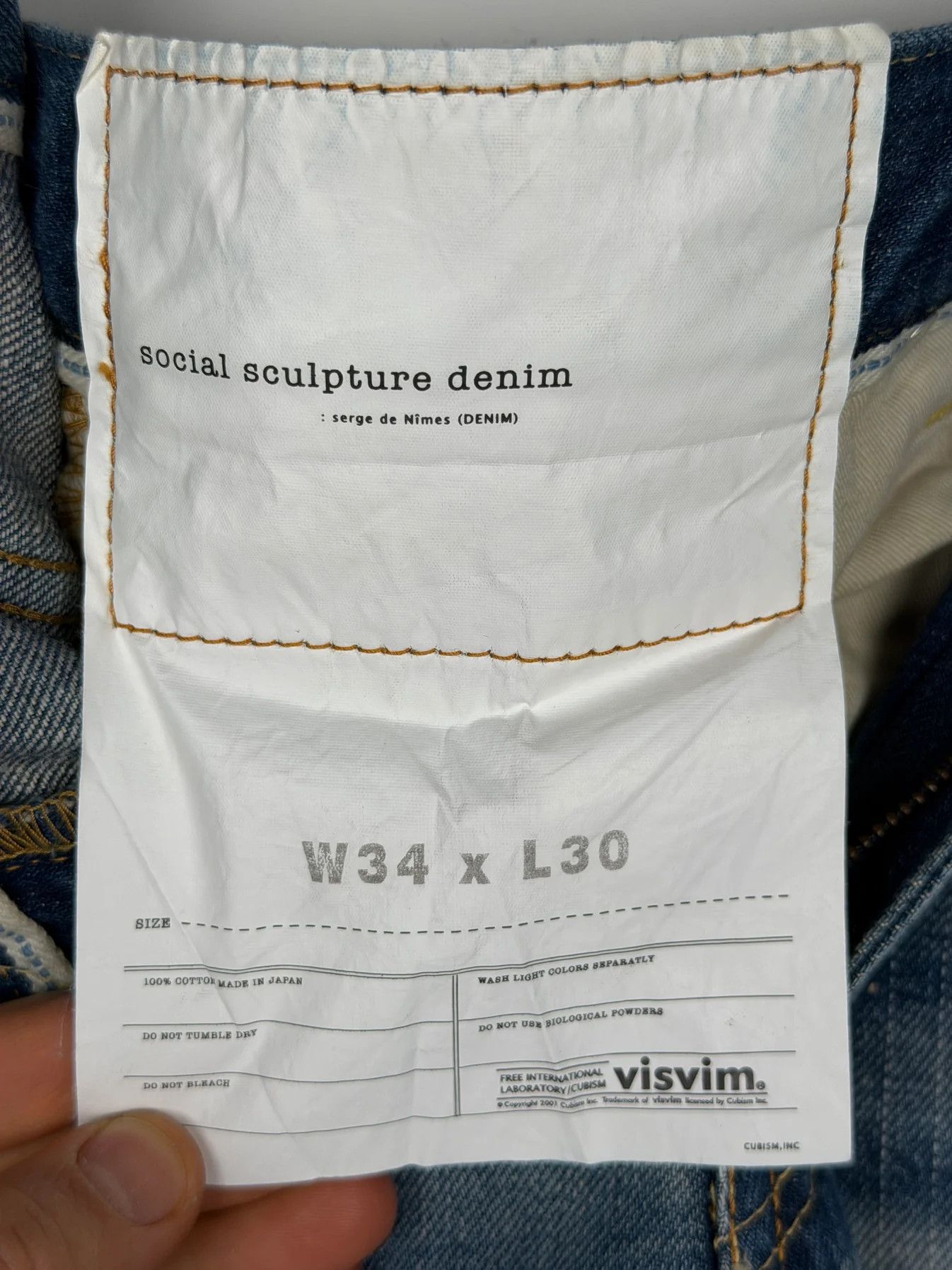 Visvim SS13 Social Sculpture 04 Damaged-10 Size US 34 / EU 50 - 12 Thumbnail