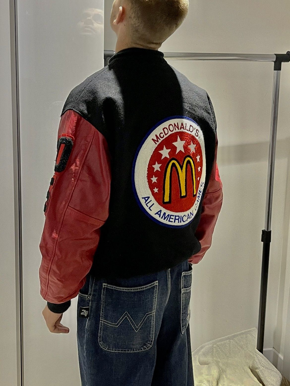 Adidas Adidas Mc Donald’s Varsity Leather Jacket Size US L / EU 52-54 / 3 - 1 Thumbnail