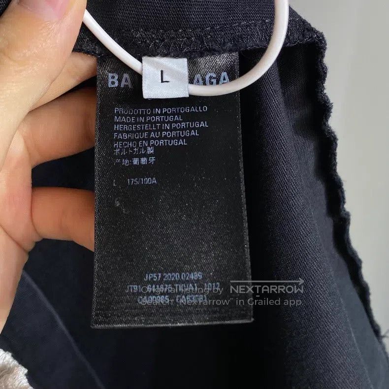 Balenciaga Balenciaga Short-sleeved T-shirt dissolved smile danger vi Size US L / EU 52-54 / 3 - 7 Thumbnail