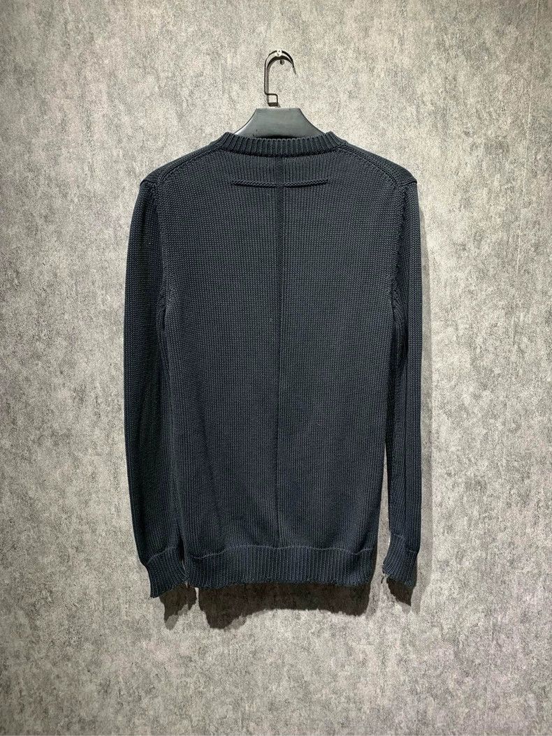 Givenchy Givenchy Black Distressed Knit Sweater 2506-Nextarrow Size US S / EU 44-46 / 1 - 8 Thumbnail