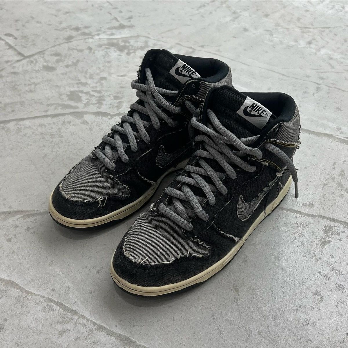 Nike Dunk High CL Black Denim