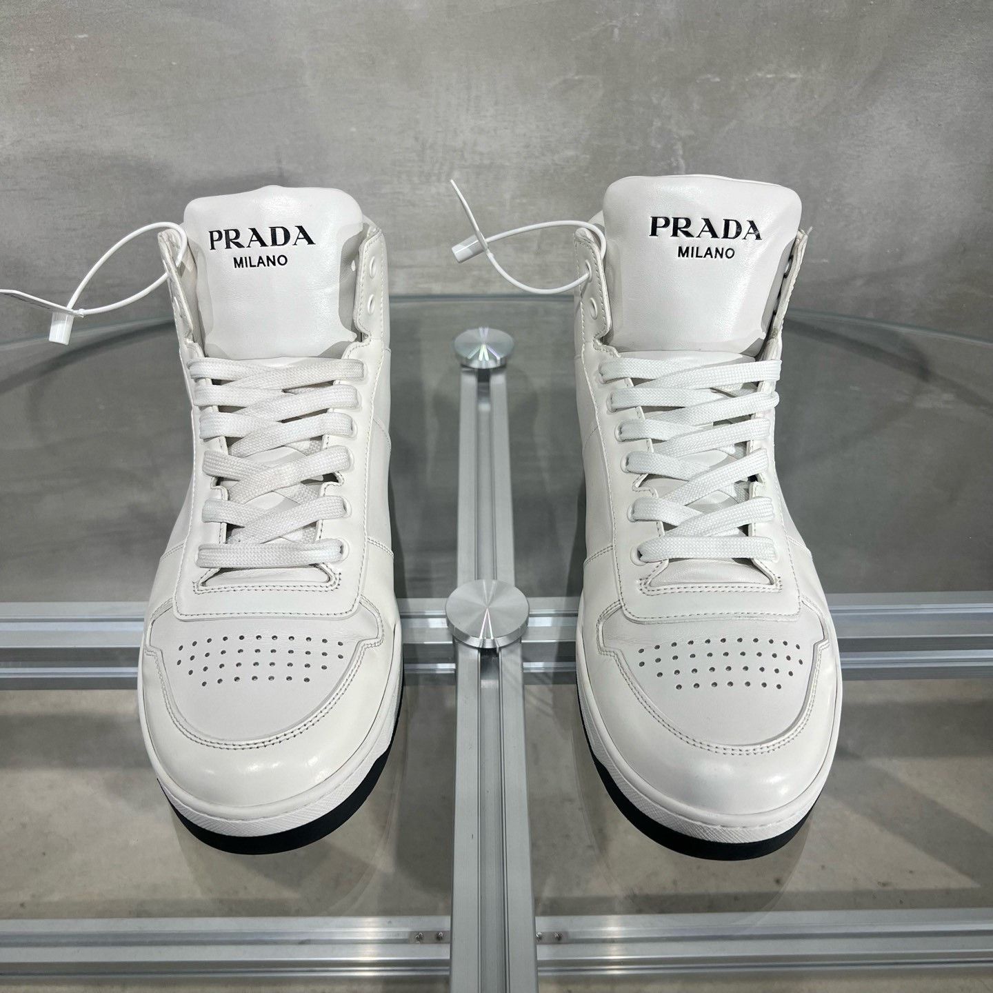 Prada PRADA Downtown Triangle Logo Sneakers Size US 9.5 / EU 42-43 - 1 Thumbnail