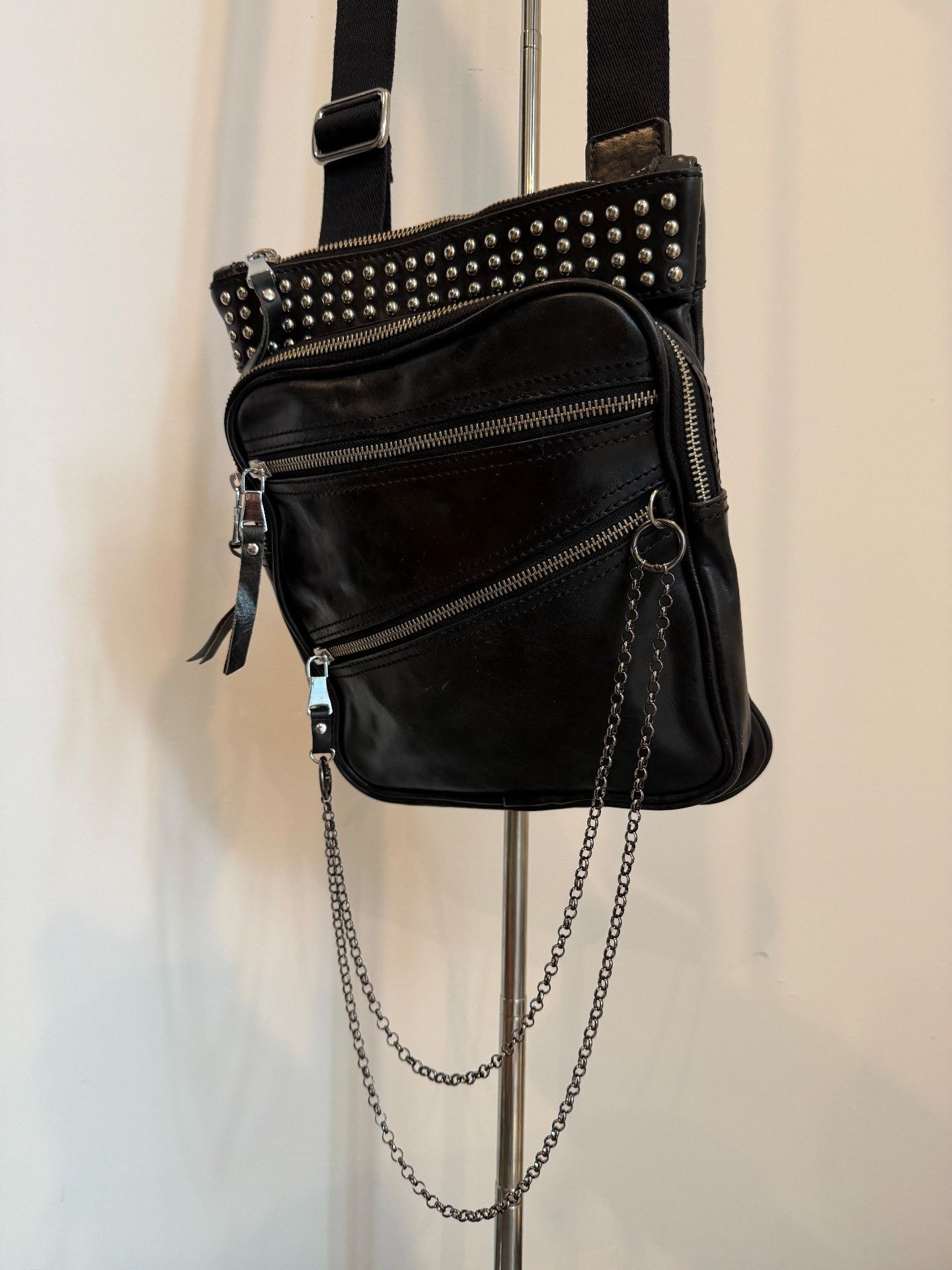 Dolce & Gabbana Dolce&Gabbana Black Leather Shoulder Bag Size ONE SIZE - 1 Thumbnail