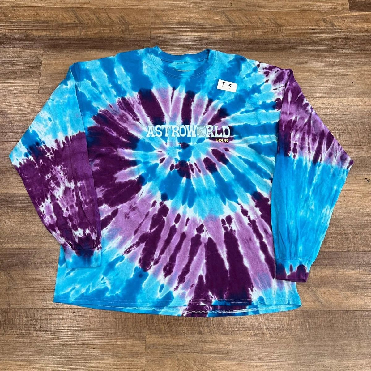 Travis Scott Travis Scott Astroworld Long Sleeve Tie Dye Tee Size US XXL / EU 58 / 5 - 1 Thumbnail