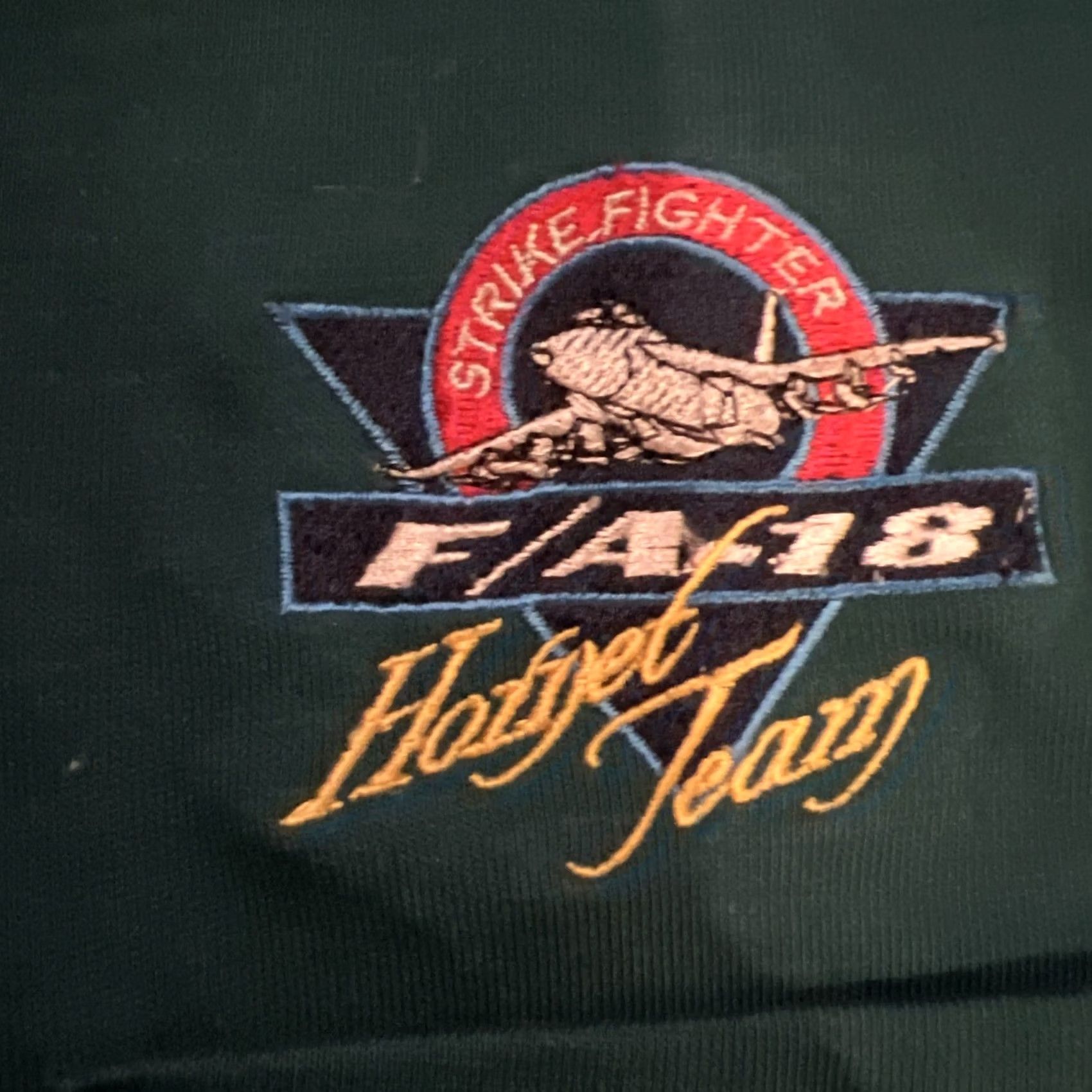 Vintage VINTAGE Nike Shirt Adult XL Green F-18 Falcon STRIKE FIGHTER Polo Shirt Boys Mens Girls Size US XL / EU 56 / 4 - 3 Thumbnail