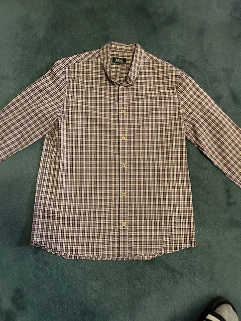 A.P.C. A.P.C. Plaid Long Sleeve Shirt Size US L / EU 52-54 / 3 - 1 Thumbnail