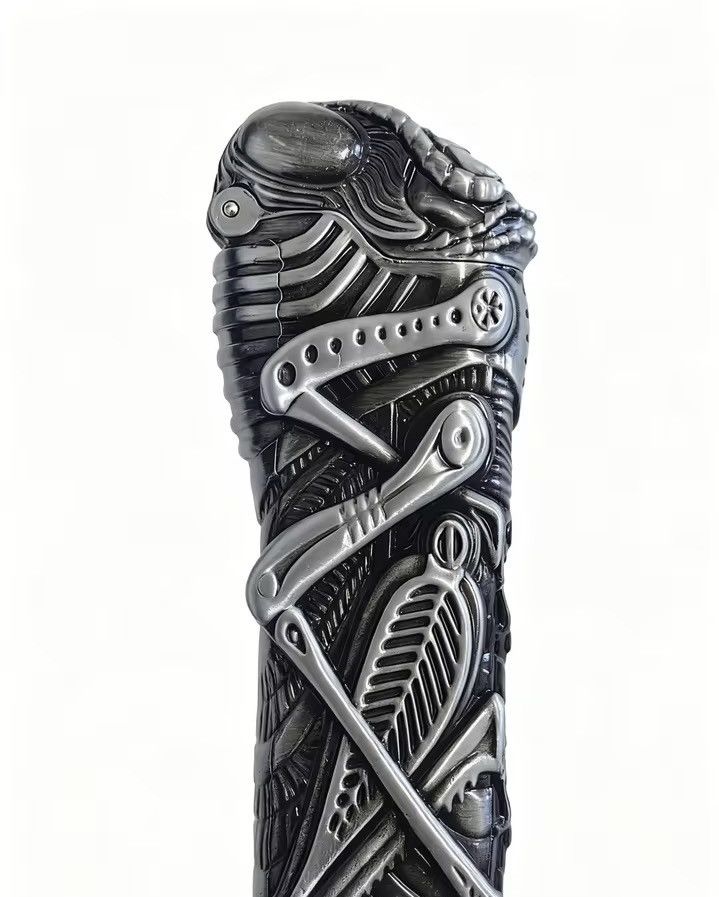 Other Gothic Punk Metal Dark Silver Holder Case Lighter Size ONE SIZE - 3 Thumbnail