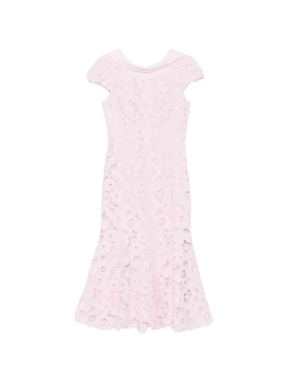 Self-Portrait Lace Scoop Back Midi Dress Size M / US 6-8 / IT 42-44 - 1 Thumbnail