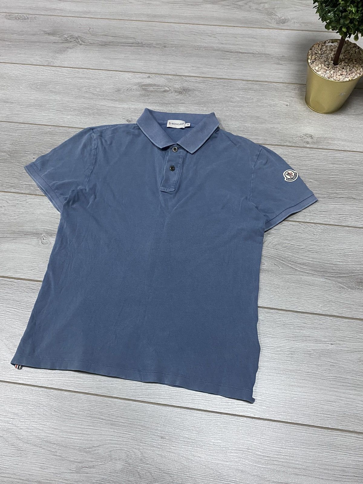 Moncler Moncler vintage big logo polo Manica Corta Size US S / EU 44-46 / 1 - 2 Thumbnail