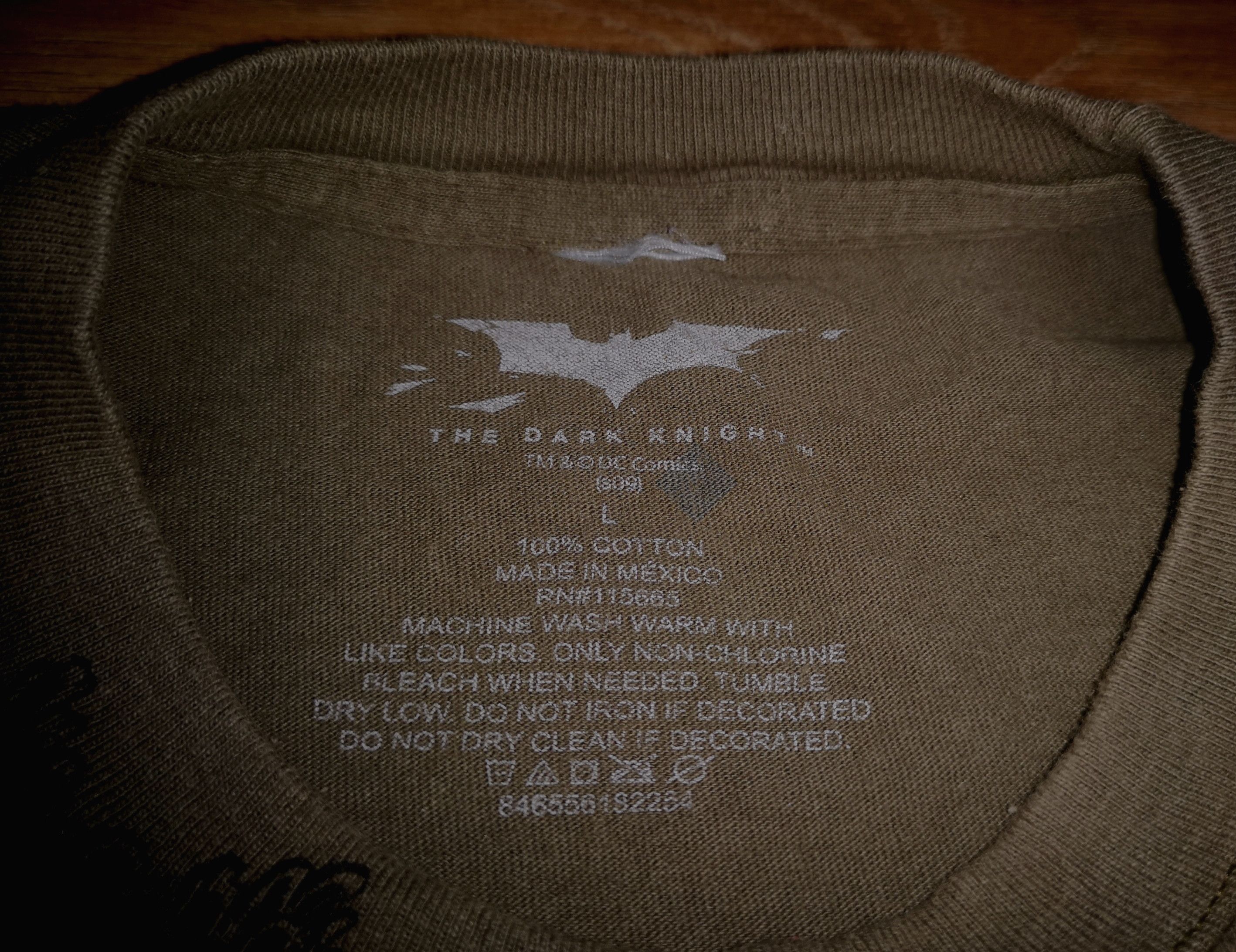 DC Comics × Vintage Vintage y2k Joker Photo T Shirt The Dark Knight Promo Batman Size US L / EU 52-54 / 3 - 3 Thumbnail