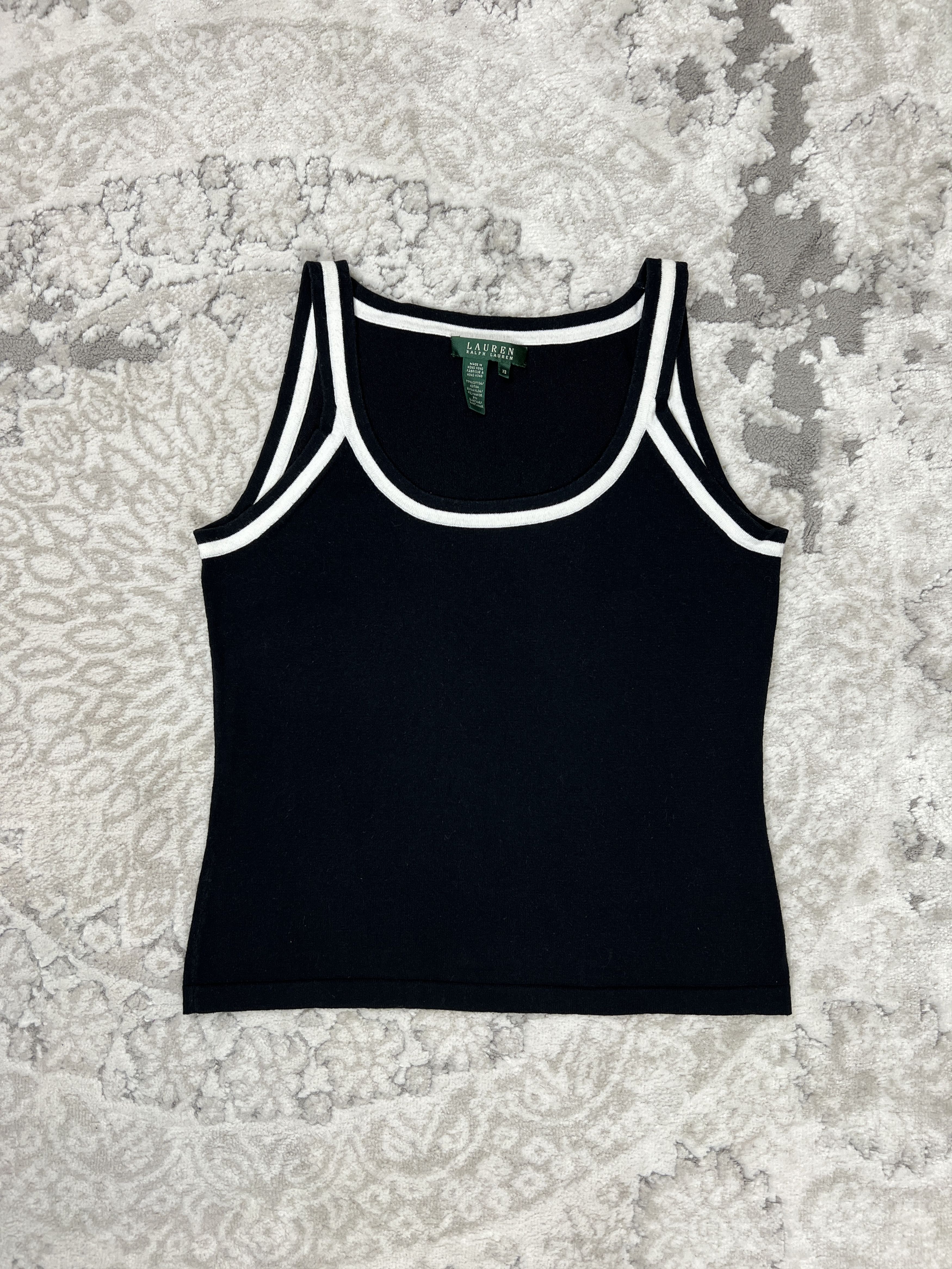 Lauren Ralph Lauren Vintage Lauren Ralph Lauren Tank Top Made in Hong Kong Size XS / US 0-2 / IT 36-38 - 1 Thumbnail