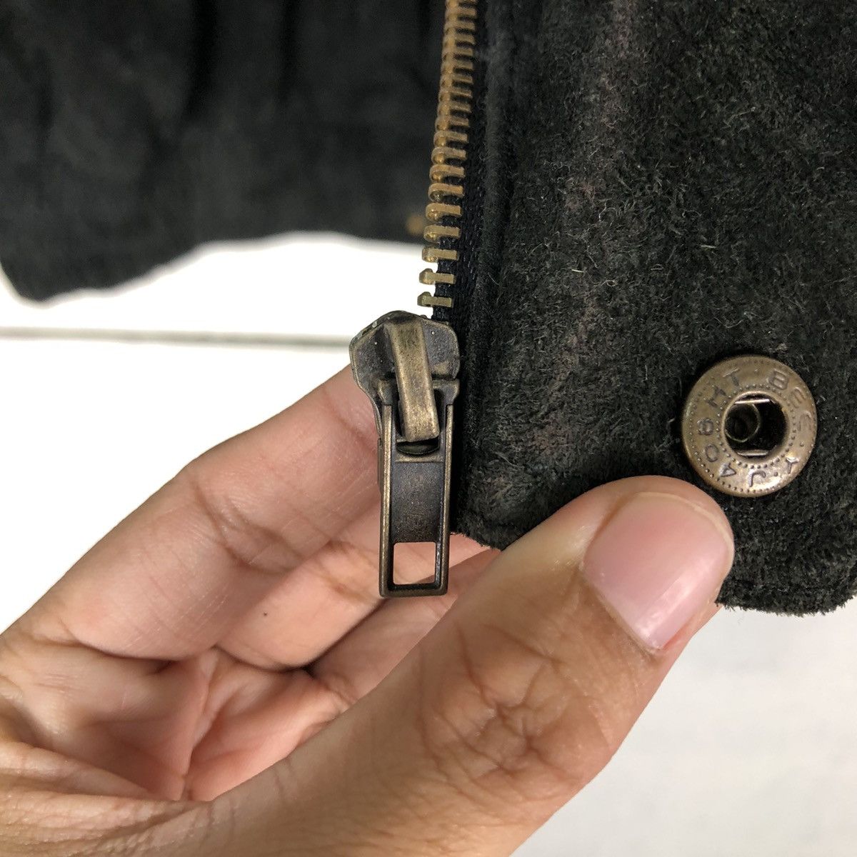 Issey Miyake 🔥Vintage Fly Genuine Leather Jacket Biker Issey Miyake Size US L / EU 52-54 / 3 - 17 Thumbnail