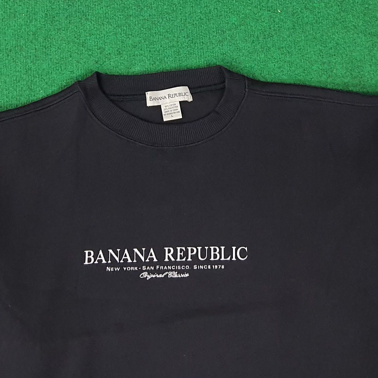 Banana Republic Vintage Banana Republic New York Sweatshirt C260N9 Size US XL / EU 56 / 4 - 2 Thumbnail