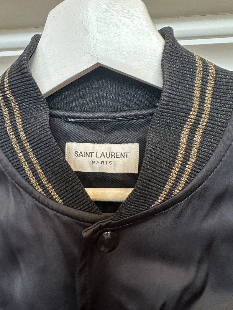 Saint Laurent Paris Saint Laurent Black Silk Jacket for Spring-2506 Size US M / EU 48-50 / 2 - 2 Thumbnail