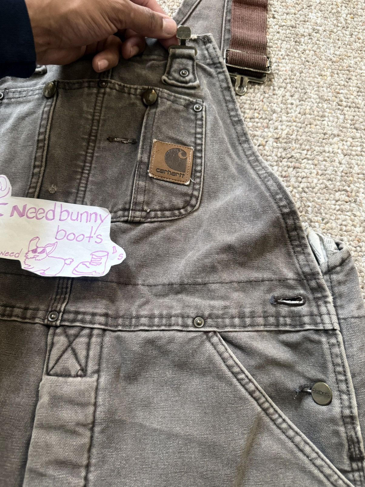 Carhartt carhartt overalls Size US 33 - 2 Thumbnail