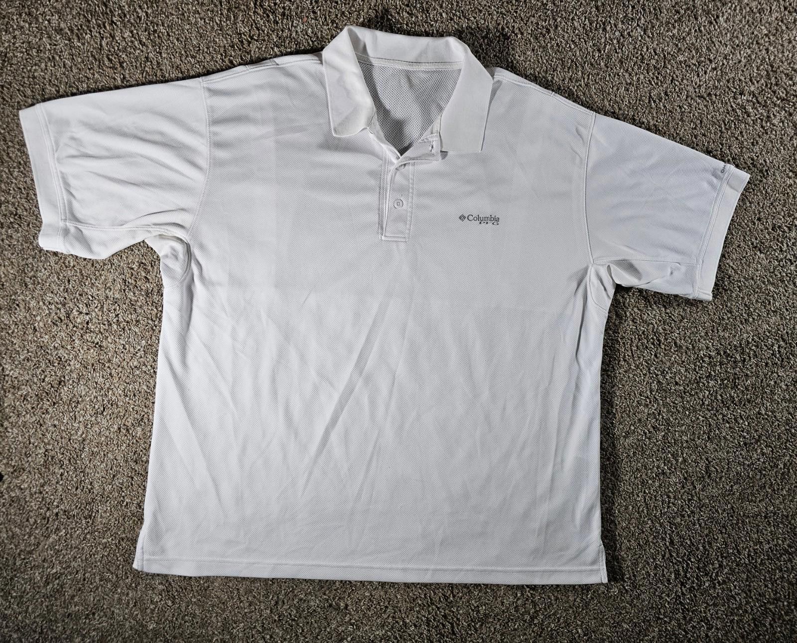 Columbia Columbia Men PFG Tamiami Polo Omni-Shade White STAIN Size US M / EU 48-50 / 2 - 1 Thumbnail