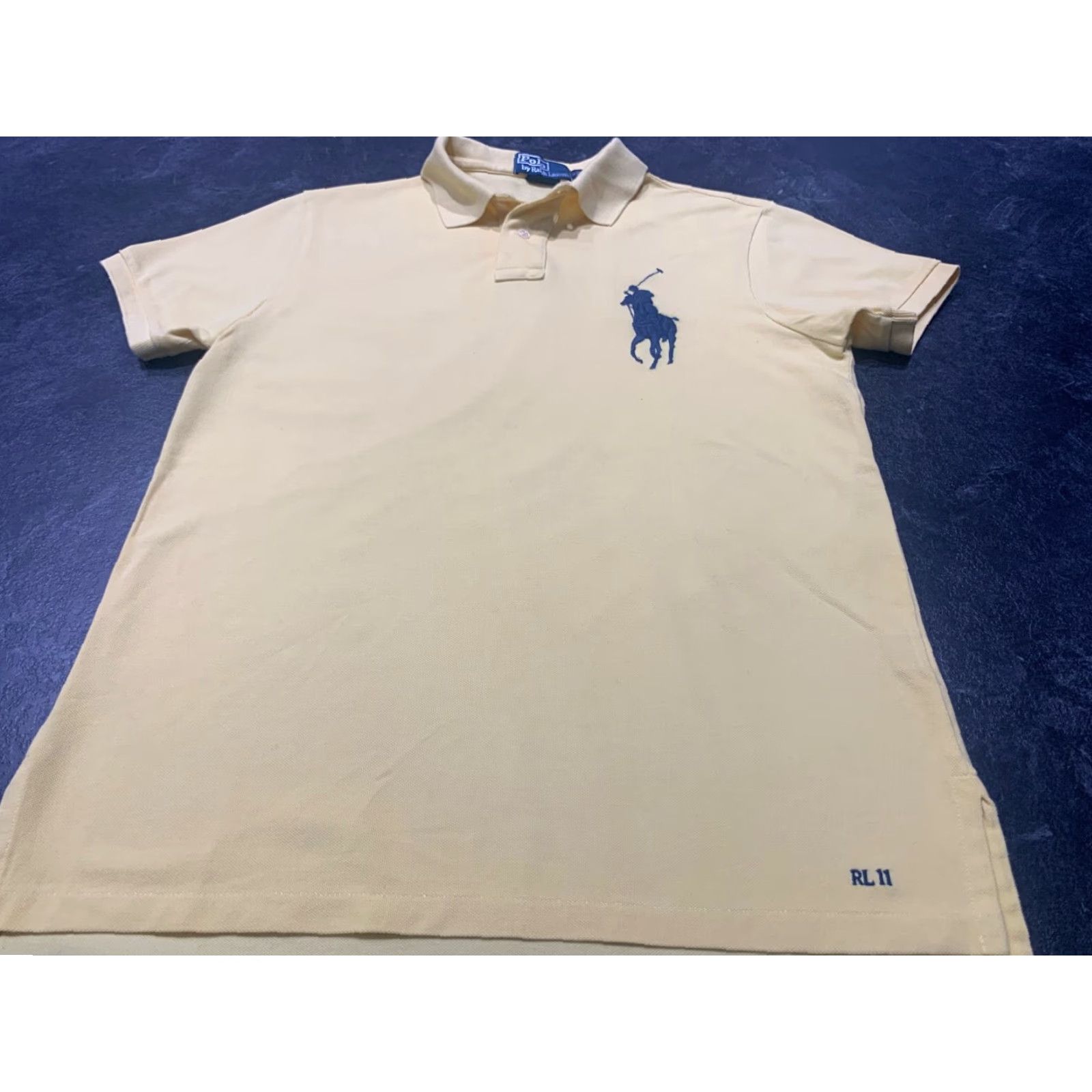 Polo Ralph Lauren Polo Ralph Lauren Polo Shirt Medium Yellow Custom Fit Mens Size US M / EU 48-50 / 2 - 2 Thumbnail