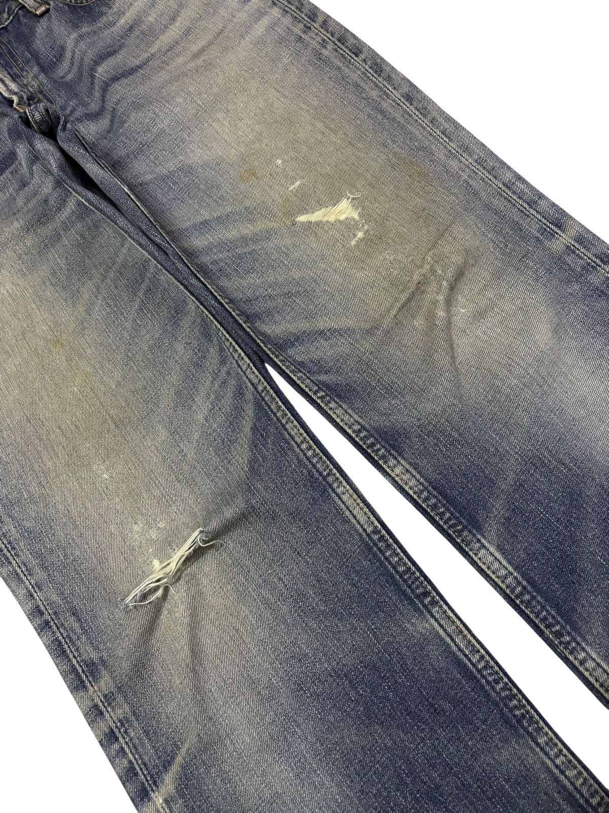 Levi's Vtg 90s Levis 502 Orange Tag Distressed Jeans Size US 32 / EU 48 - 3 Thumbnail