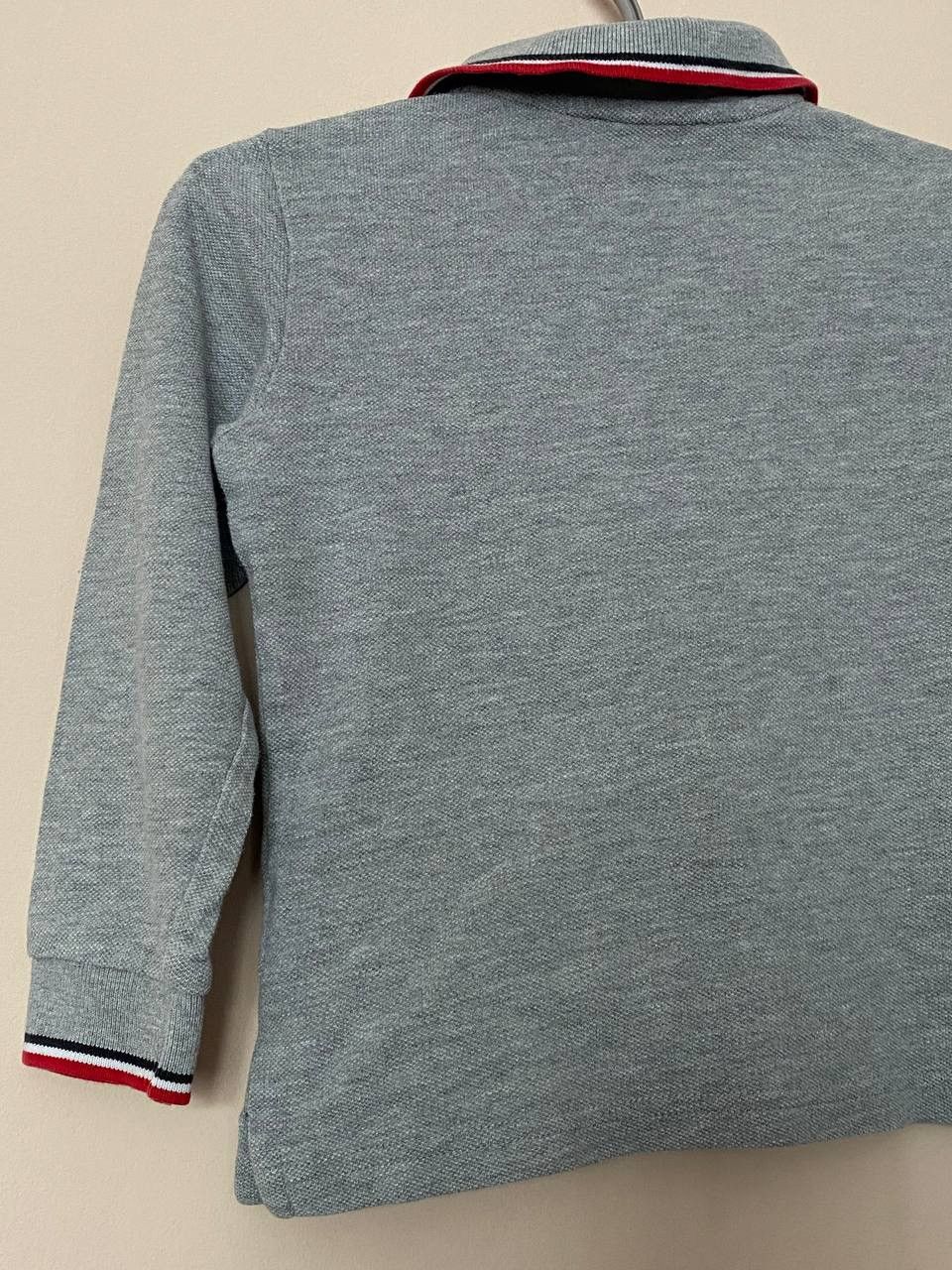Moncler 📌 Moncler Boys Long Sleeve Polo Shirt In Grey Size XXS Size US XXS / EU 40 - 11 Thumbnail