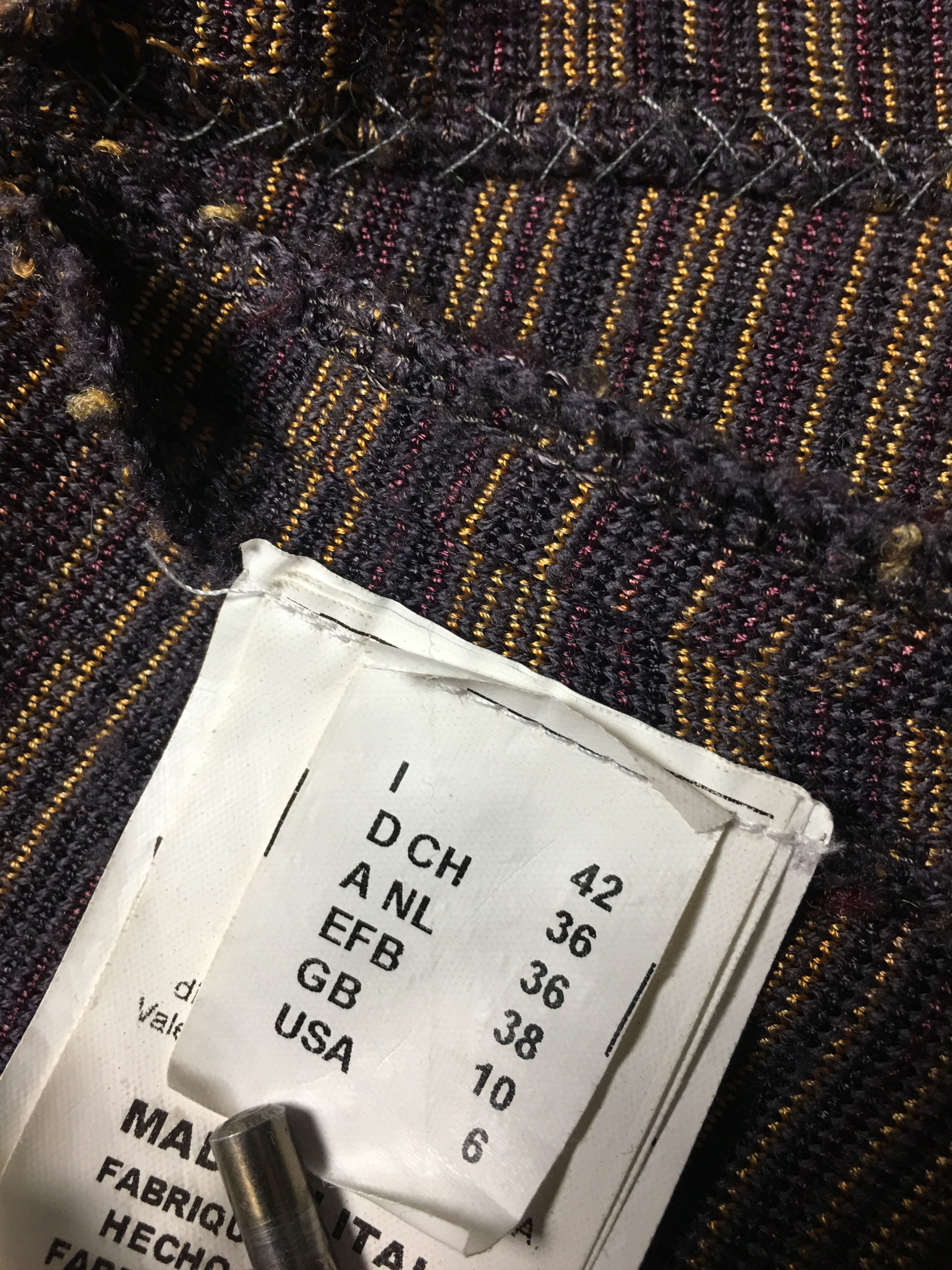 Missoni Missoni Patterned Knit Single Breasted Blazer Jacket EU36 Size M / US 6-8 / IT 42-44 - 11 Thumbnail