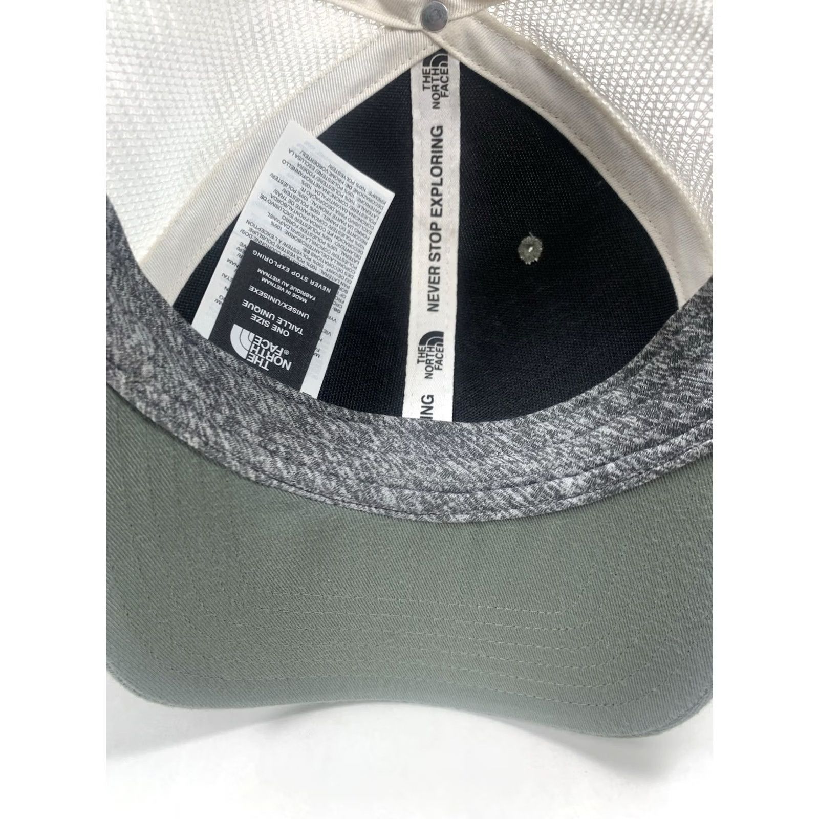 The North Face The North Face Trucker Hat Embroidered Snapback Green Bear Size ONE SIZE - 8 Thumbnail